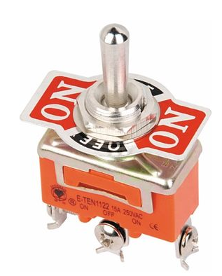 E-TEN1122 (3PIN) TOGGLE SWITCH (ON/OFF/ON)