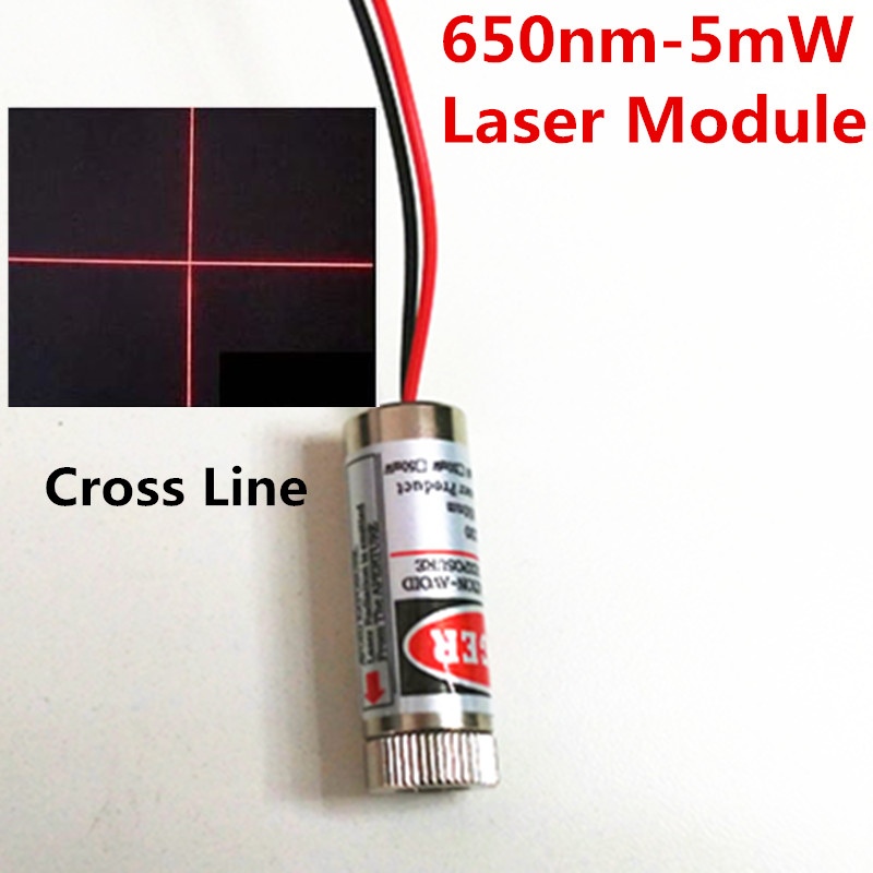 5mW 650nm Cross Line Laser Module