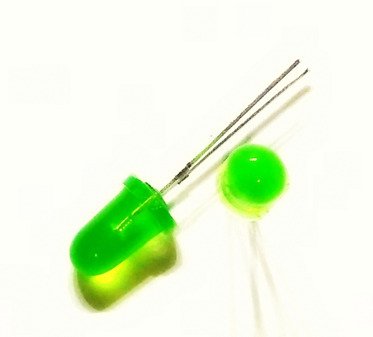 LED 5mm Oval - Hijau
