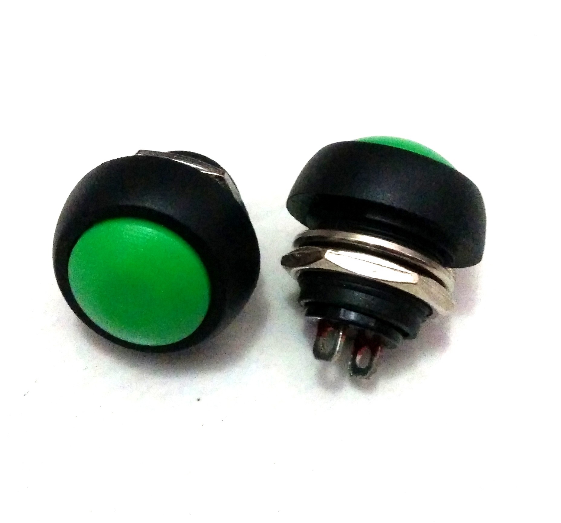 Push Button Waterproof PBS-33B 12mm-Green