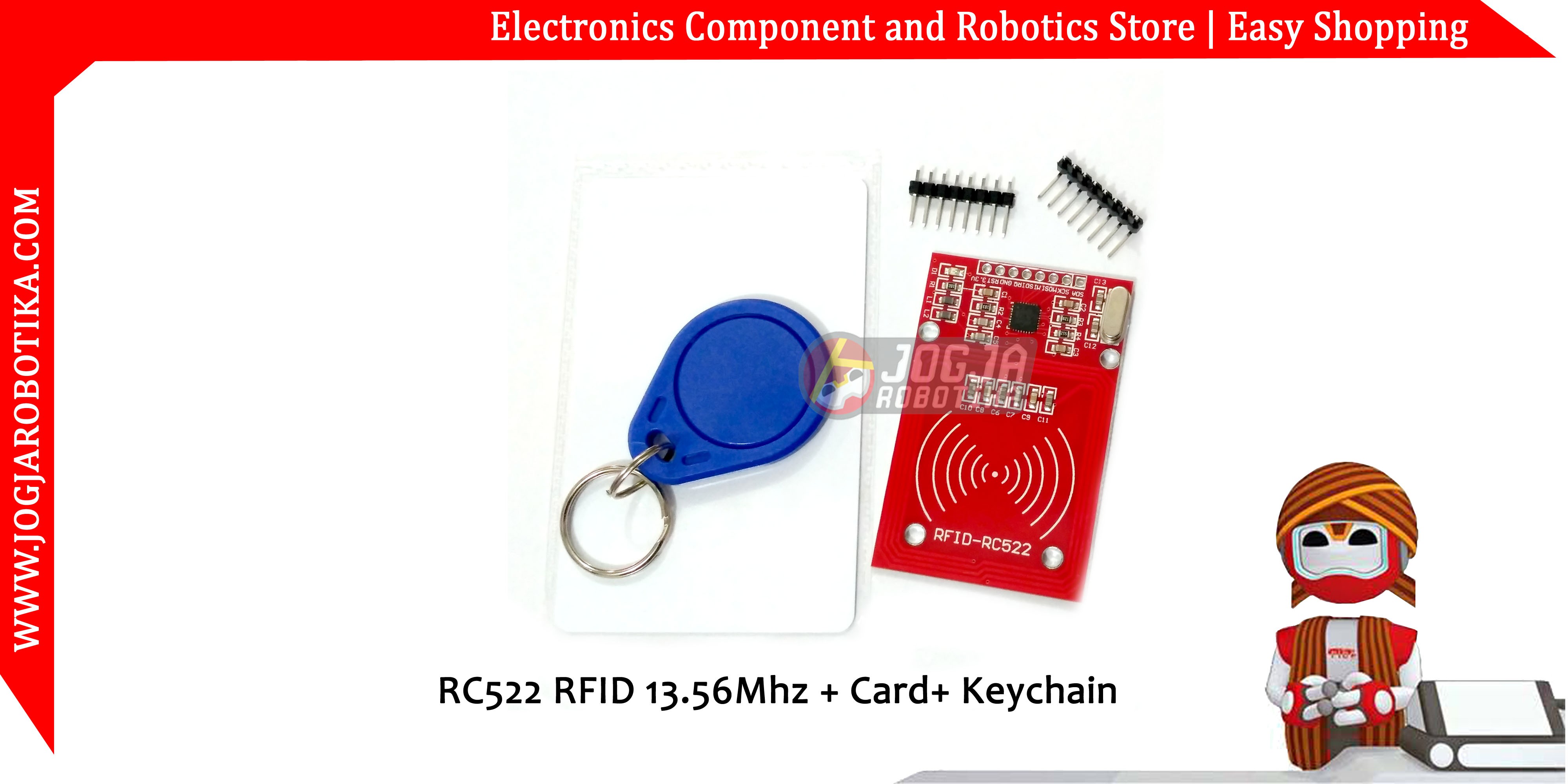 RC522 RFID Module Kit Red Color