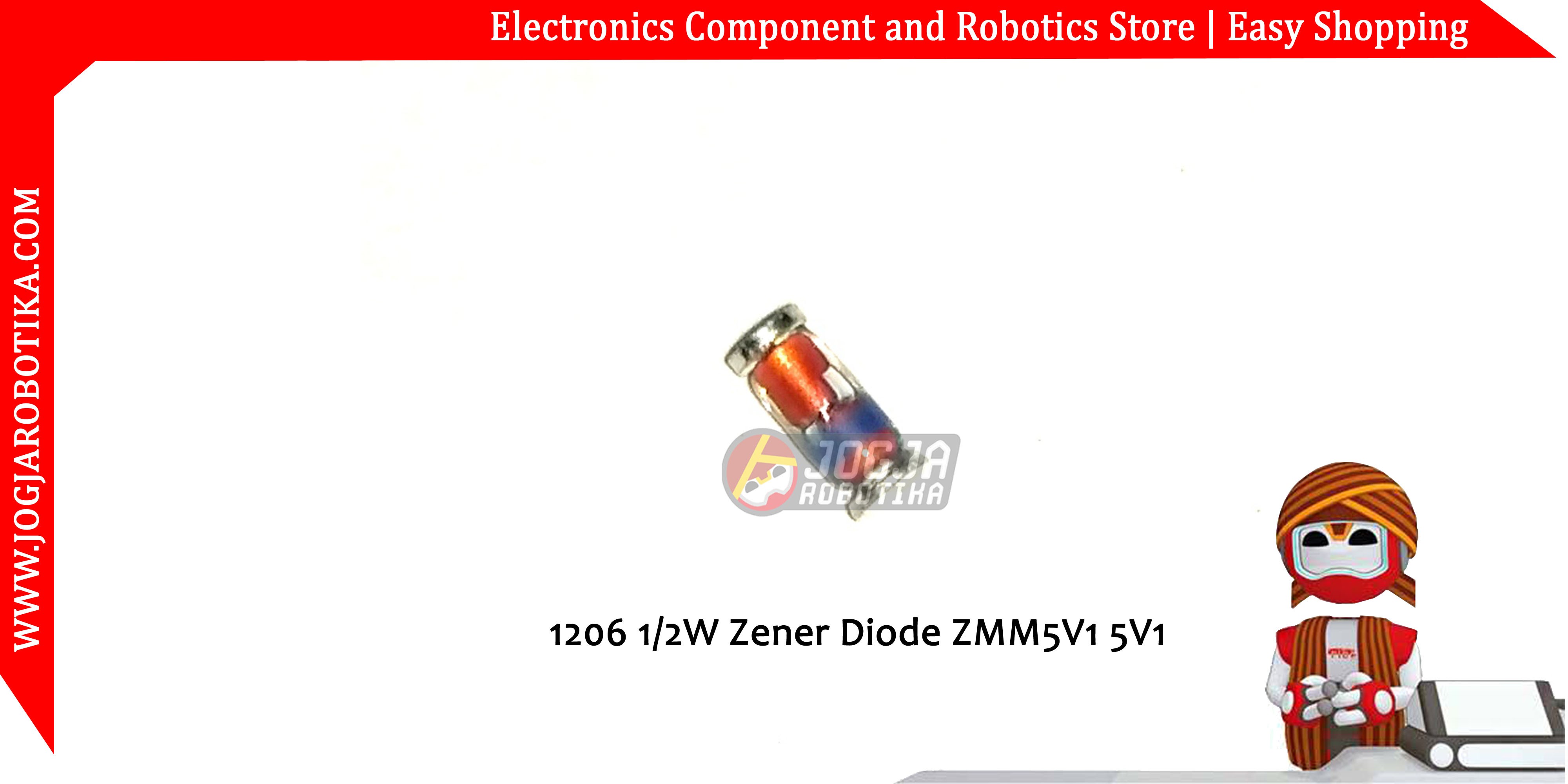 1206 SMD 1/2W Zener Diode ZMM5V1 5V1