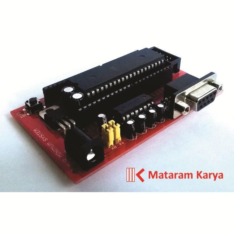 Sistem Minimum DIP-40 & Serial RS232 DB9