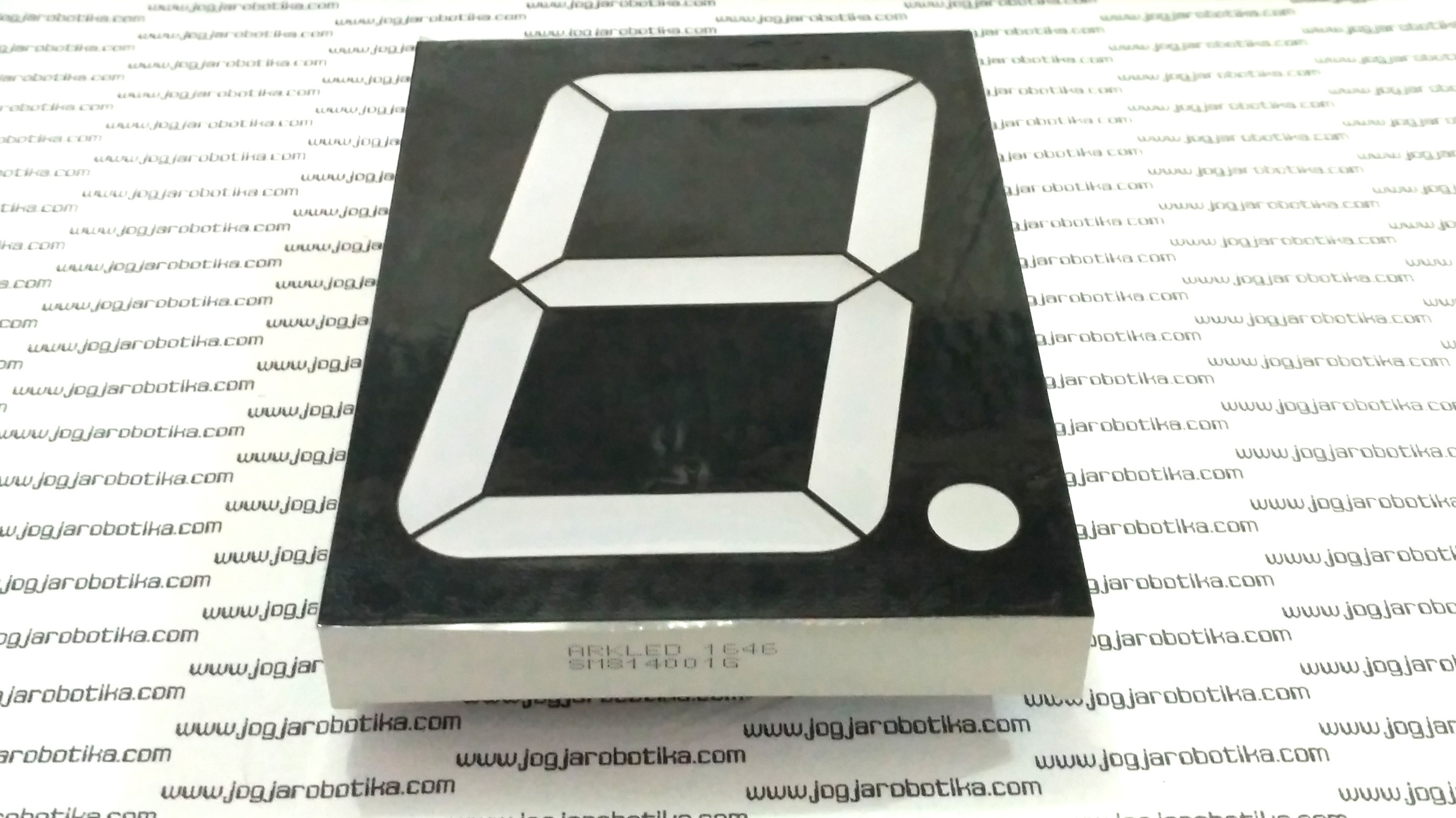 SEVEN SEGMENT HIJAU 4 INCH SM814001G 7 SEGMEN COMMON ANODA