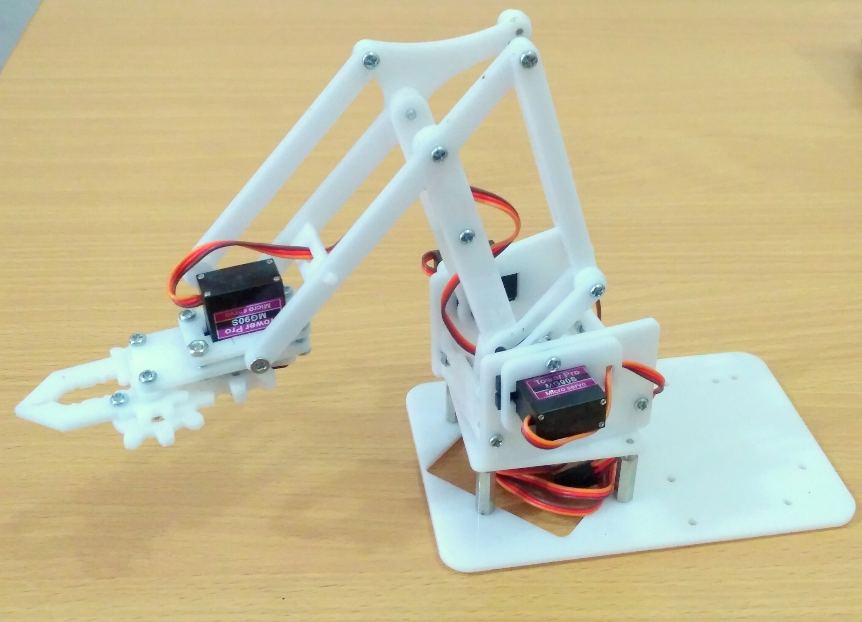 MeArm Robot Lengan Robot 4 DOF Acrylic Kit