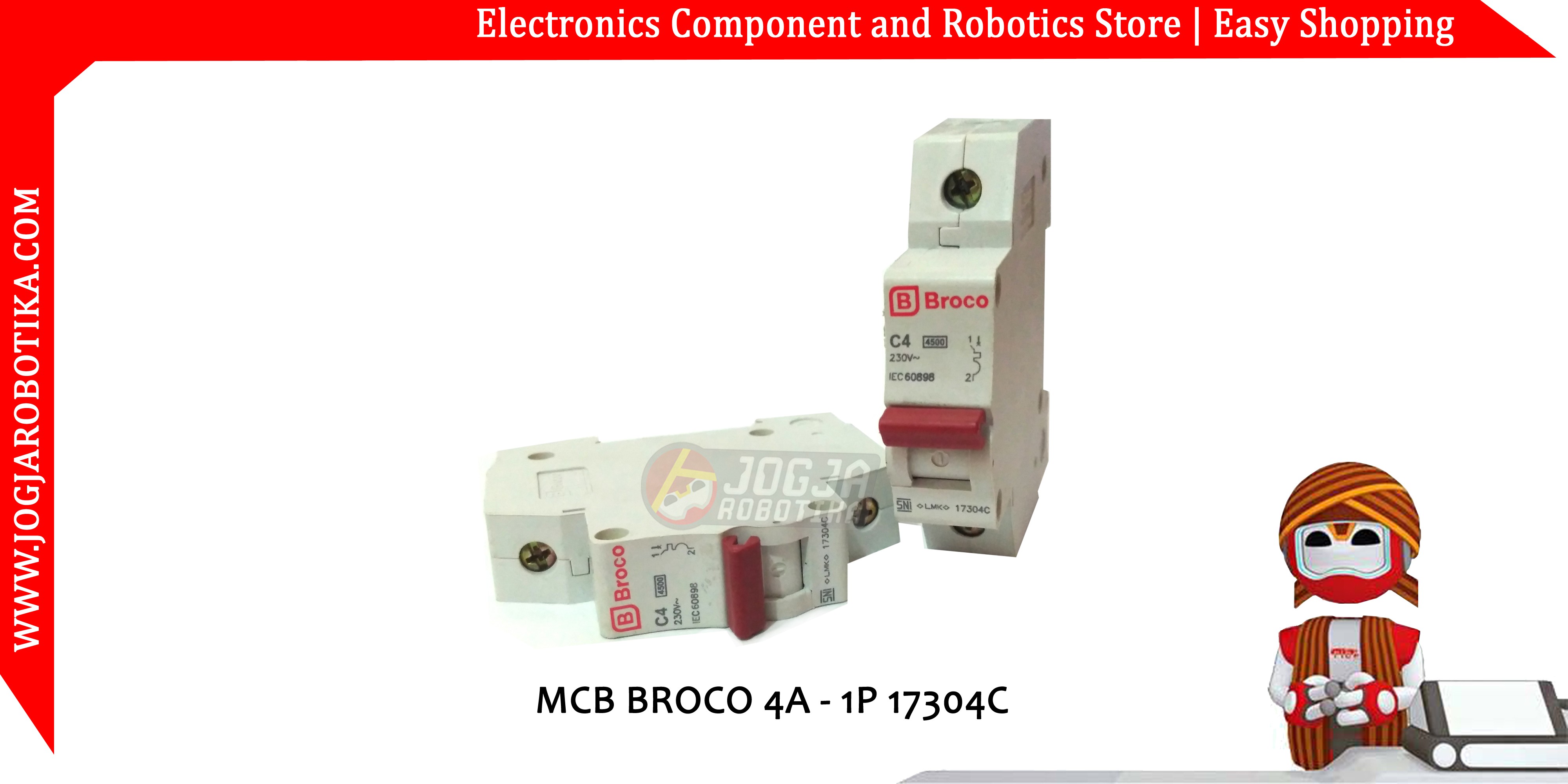 MCB BROCO 4A - 1P 17304C