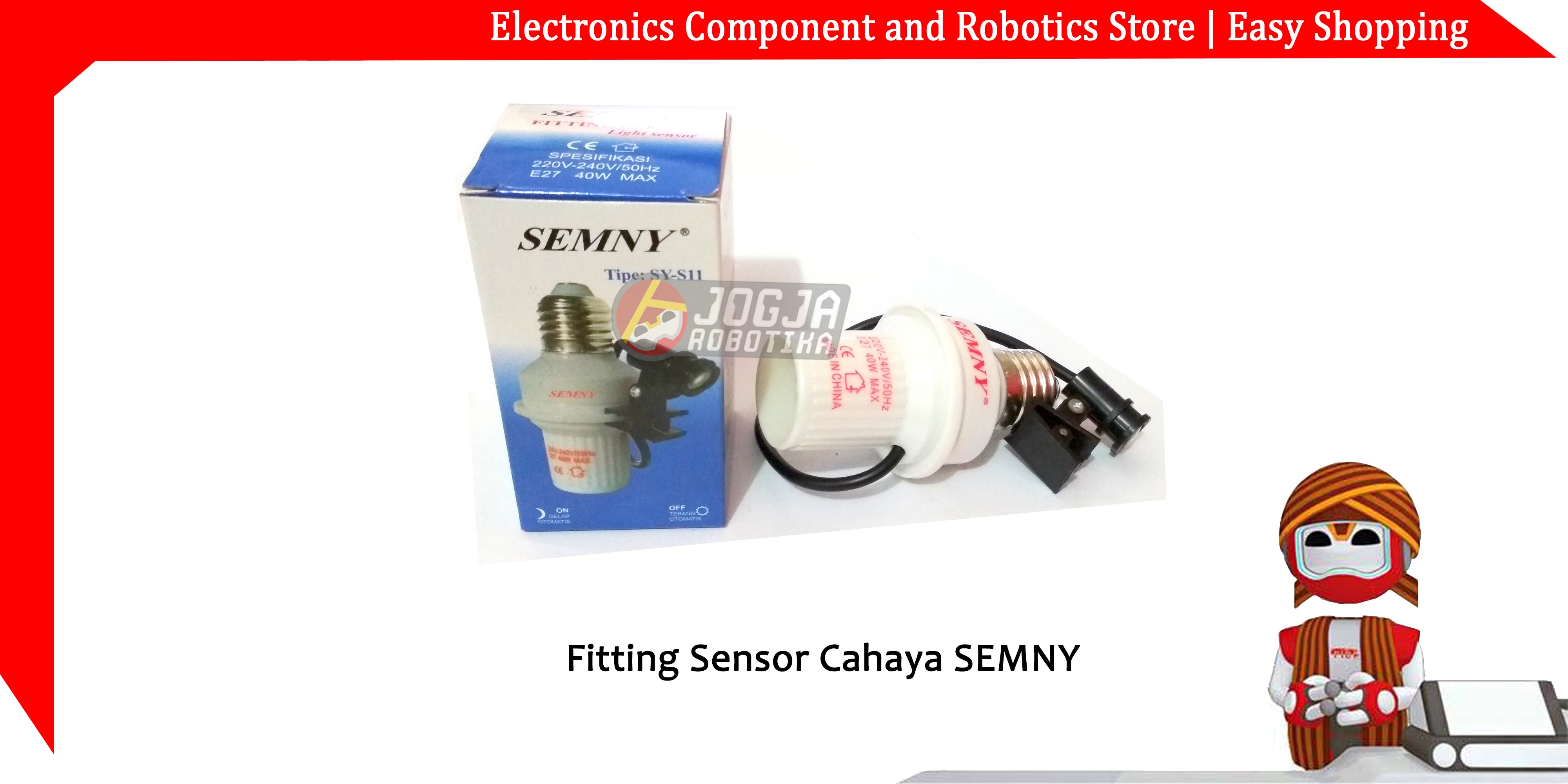 Fitting Sensor Cahaya SEMNY
