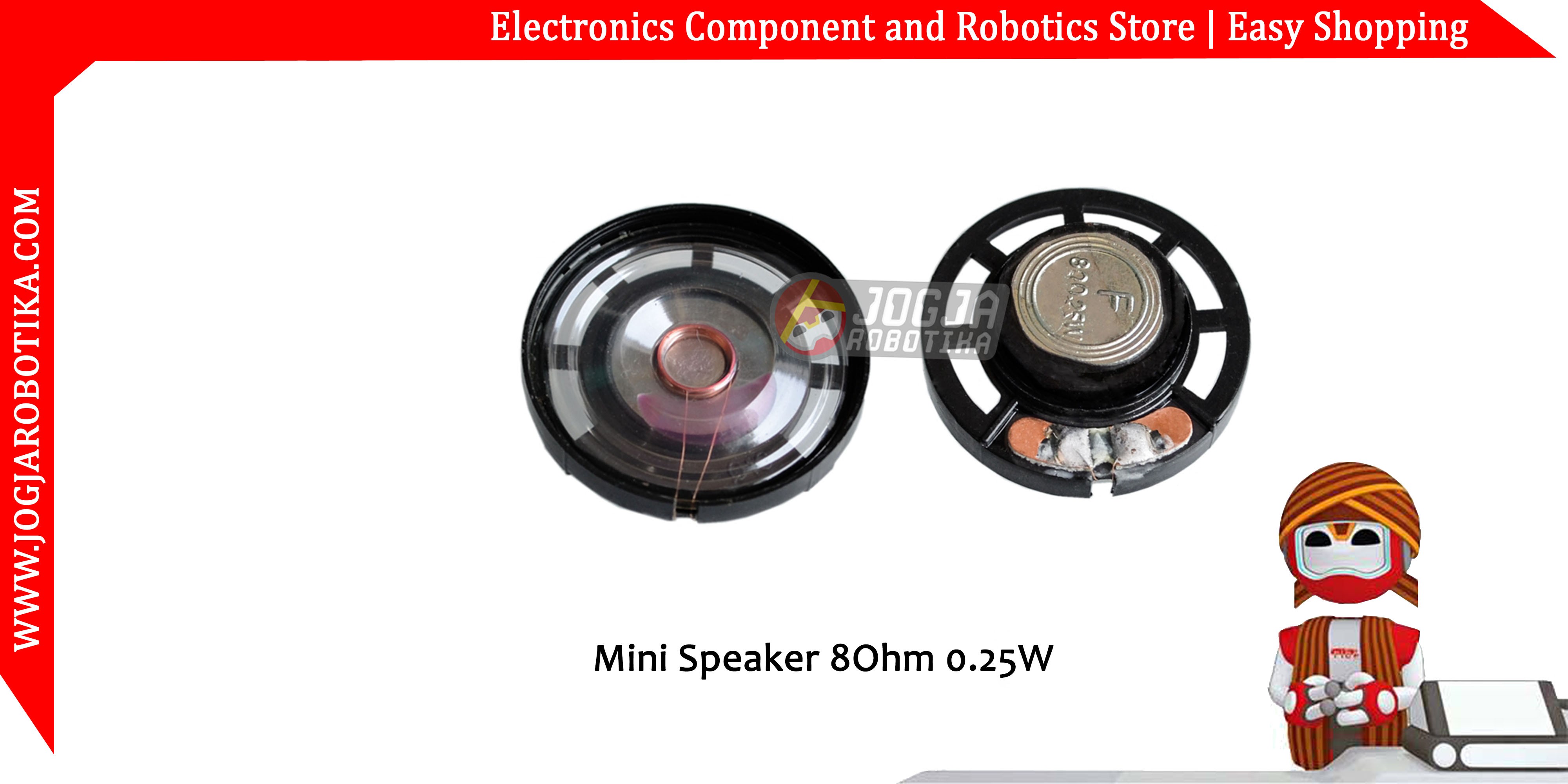 Mini Speaker 8Ohm 0.25W