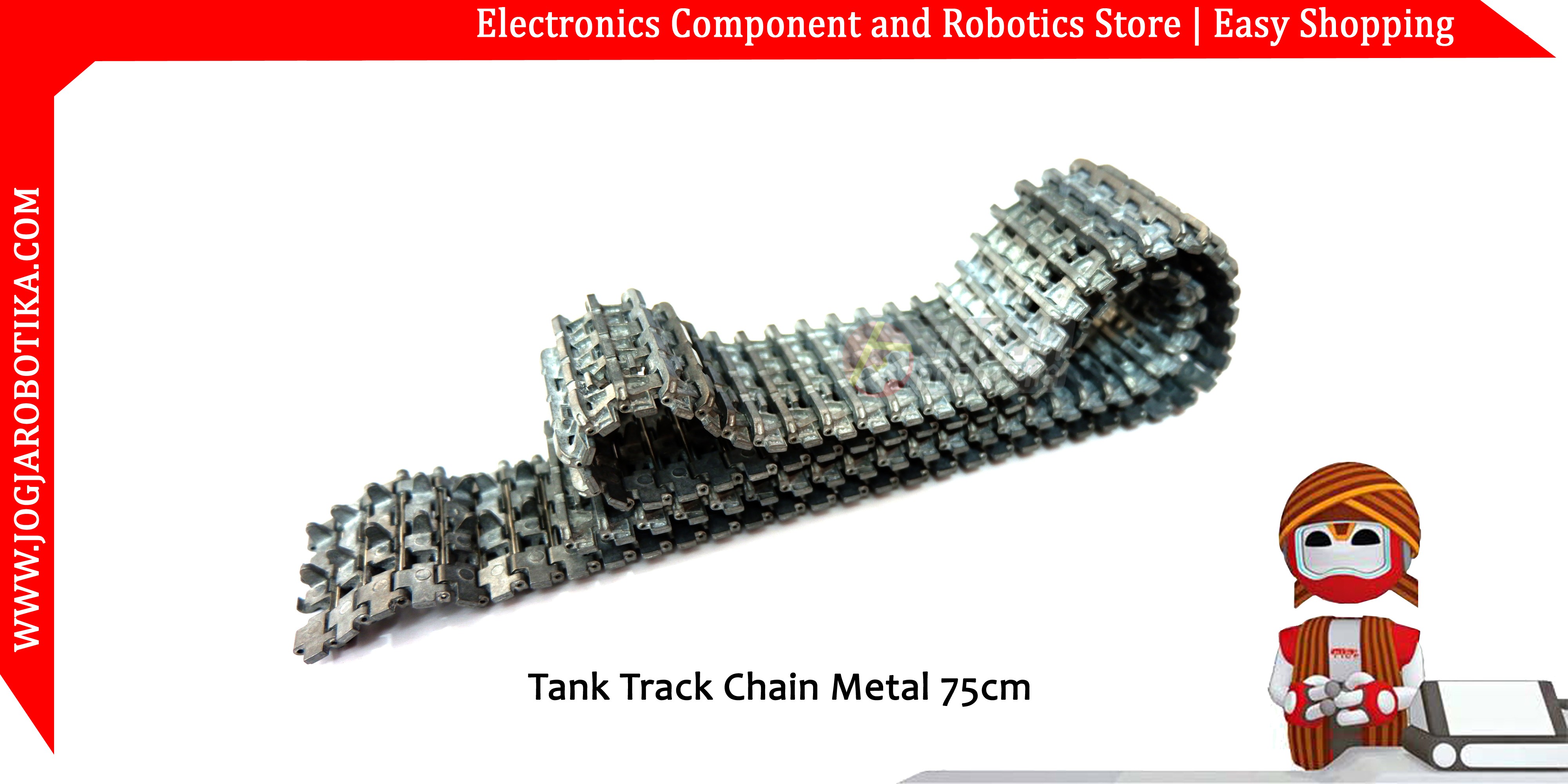 Tank Track Chain Metal 75cm