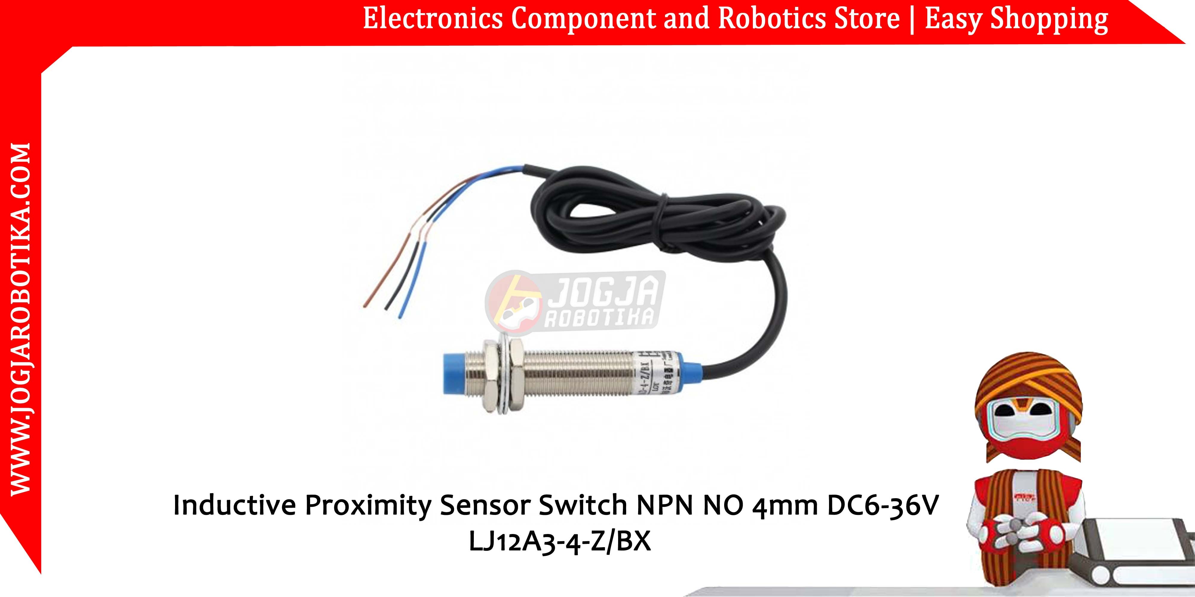 Inductive Proximity Sensor Switch NPN NO 4mm DC6-36V LJ12A3-4-Z/BX