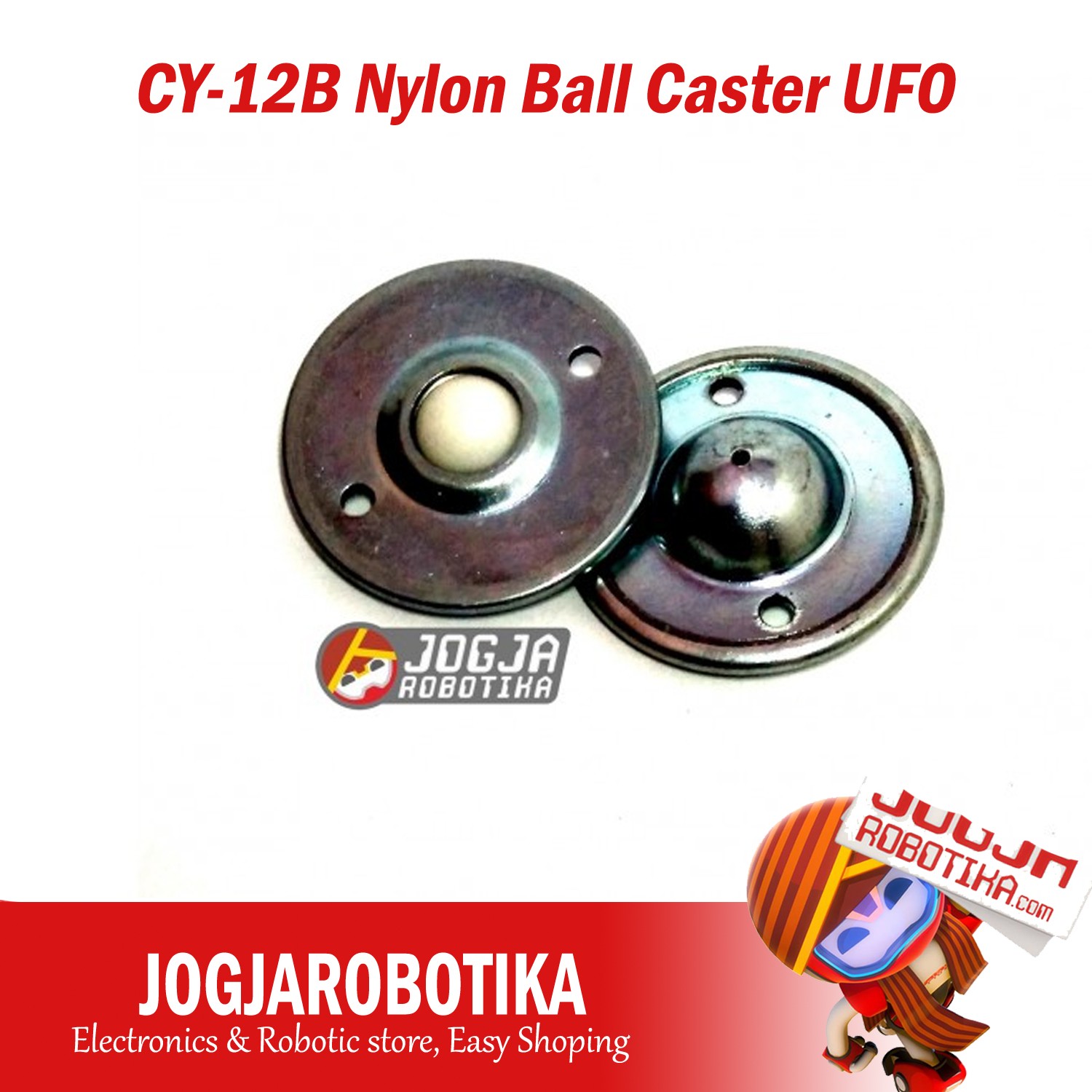 CY-12B Mini Free Wheel Ball Caster UFO Nylon