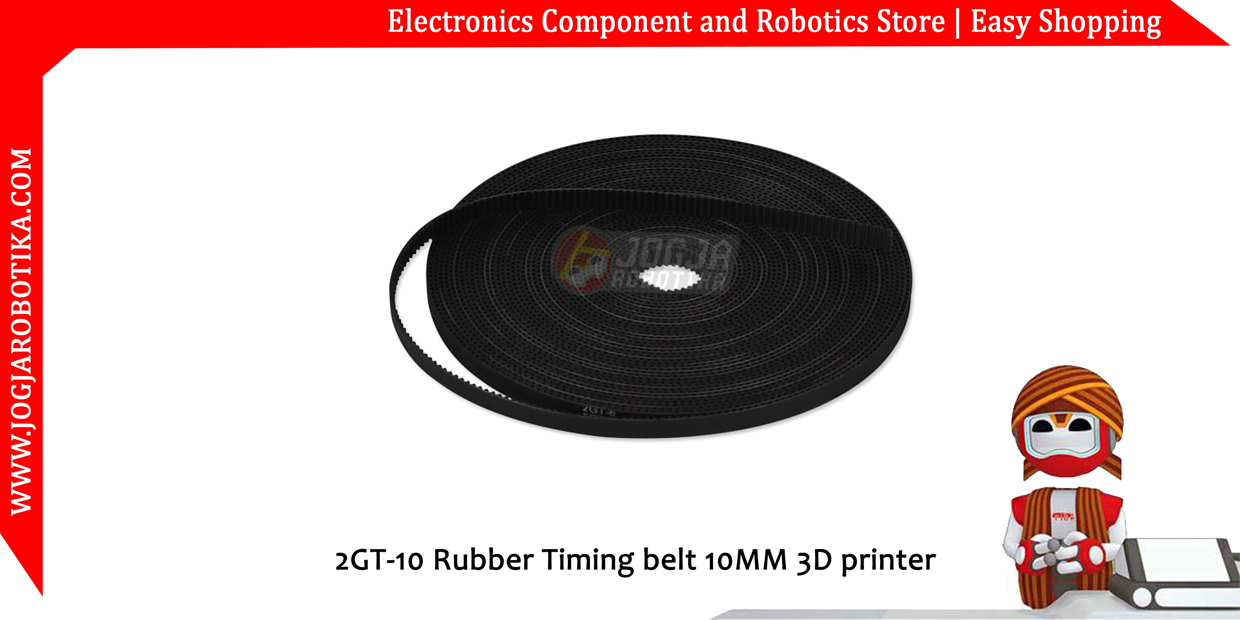 2GT-10 Rubber Timing belt 10MM 3D printer