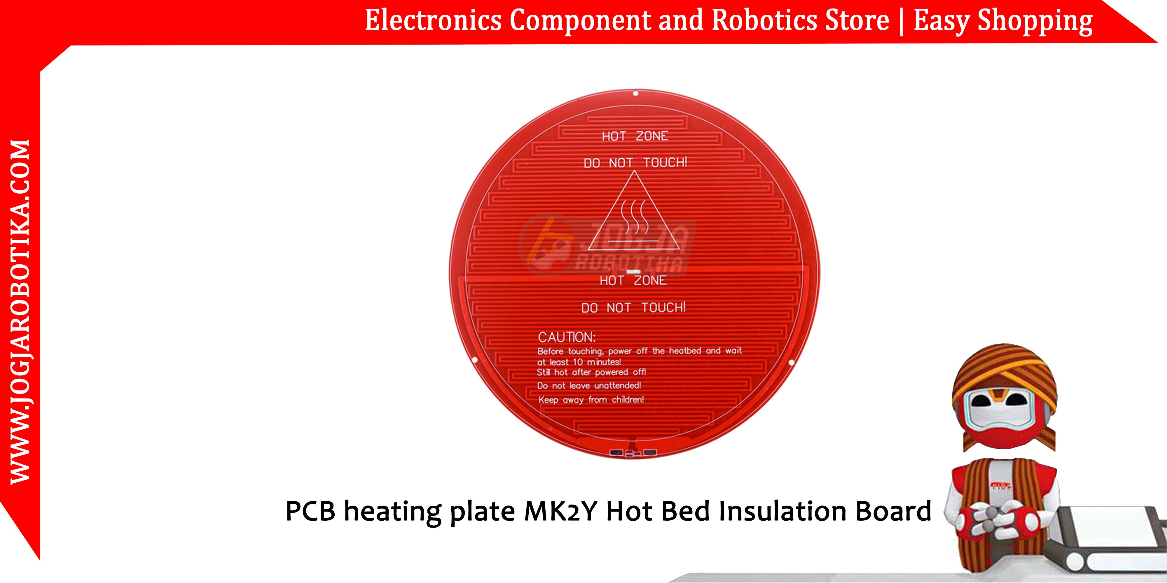 PCB Heating Plate MK2Y Hot Bed Insulation Board