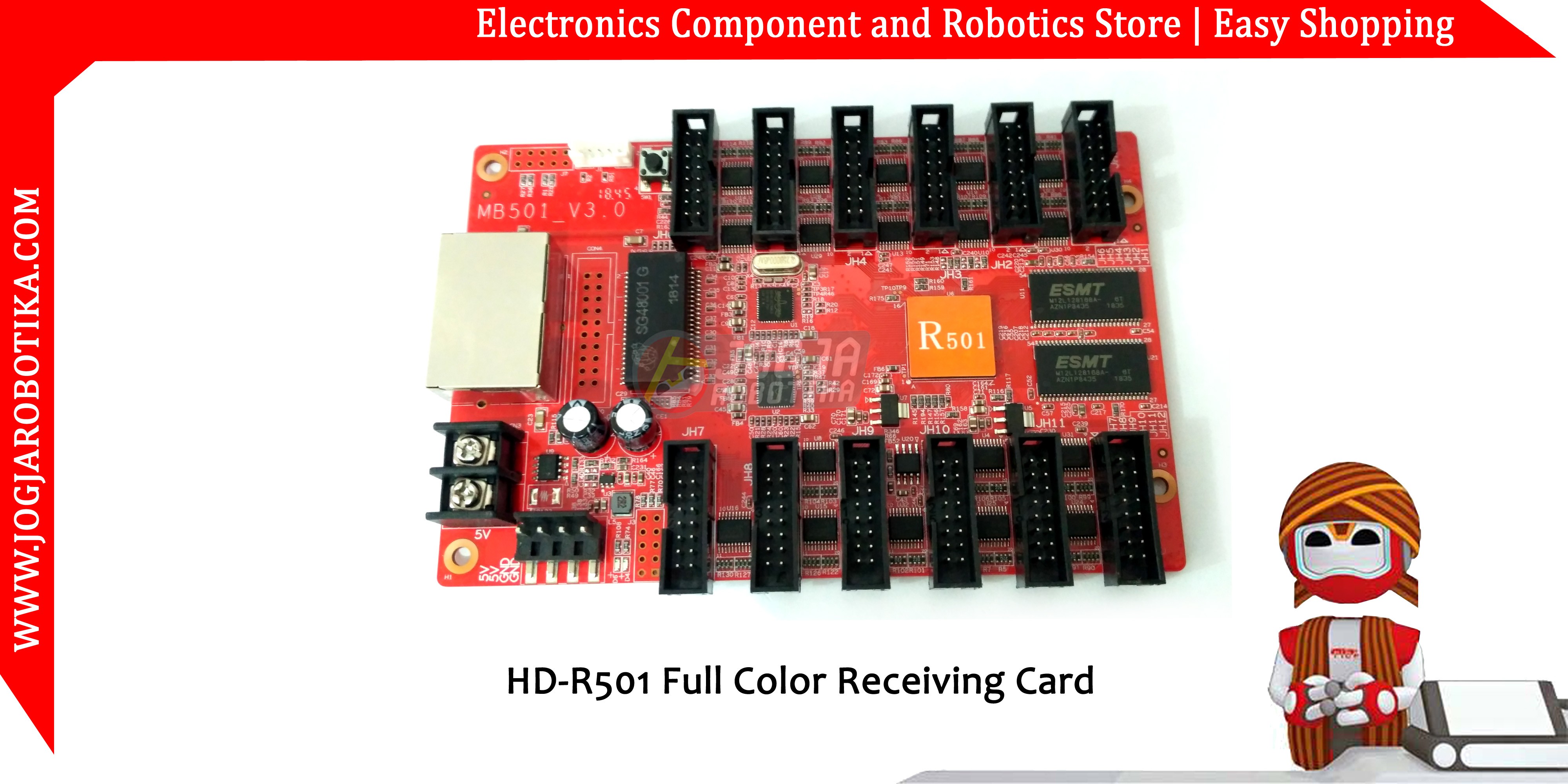 HD-R501 Full Color Receiving Card for HD-C10 C30 A3 A30 A30+ A60X