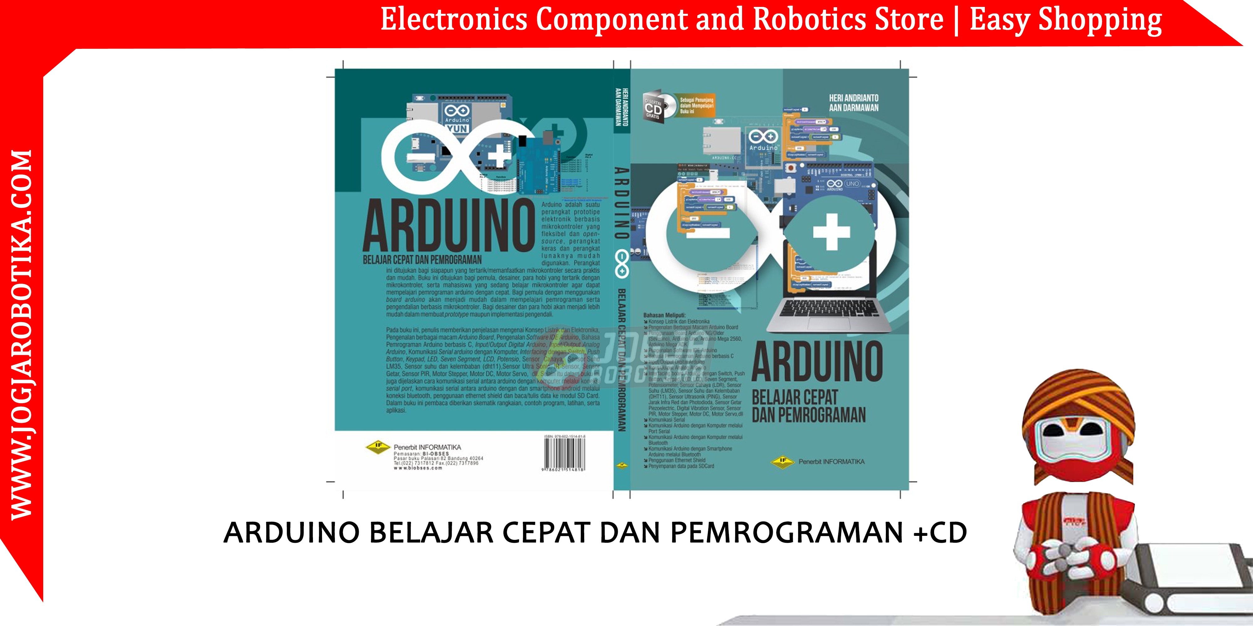 ARDUINO BELAJAR CEPAT DAN PEMROGRAMAN +CD