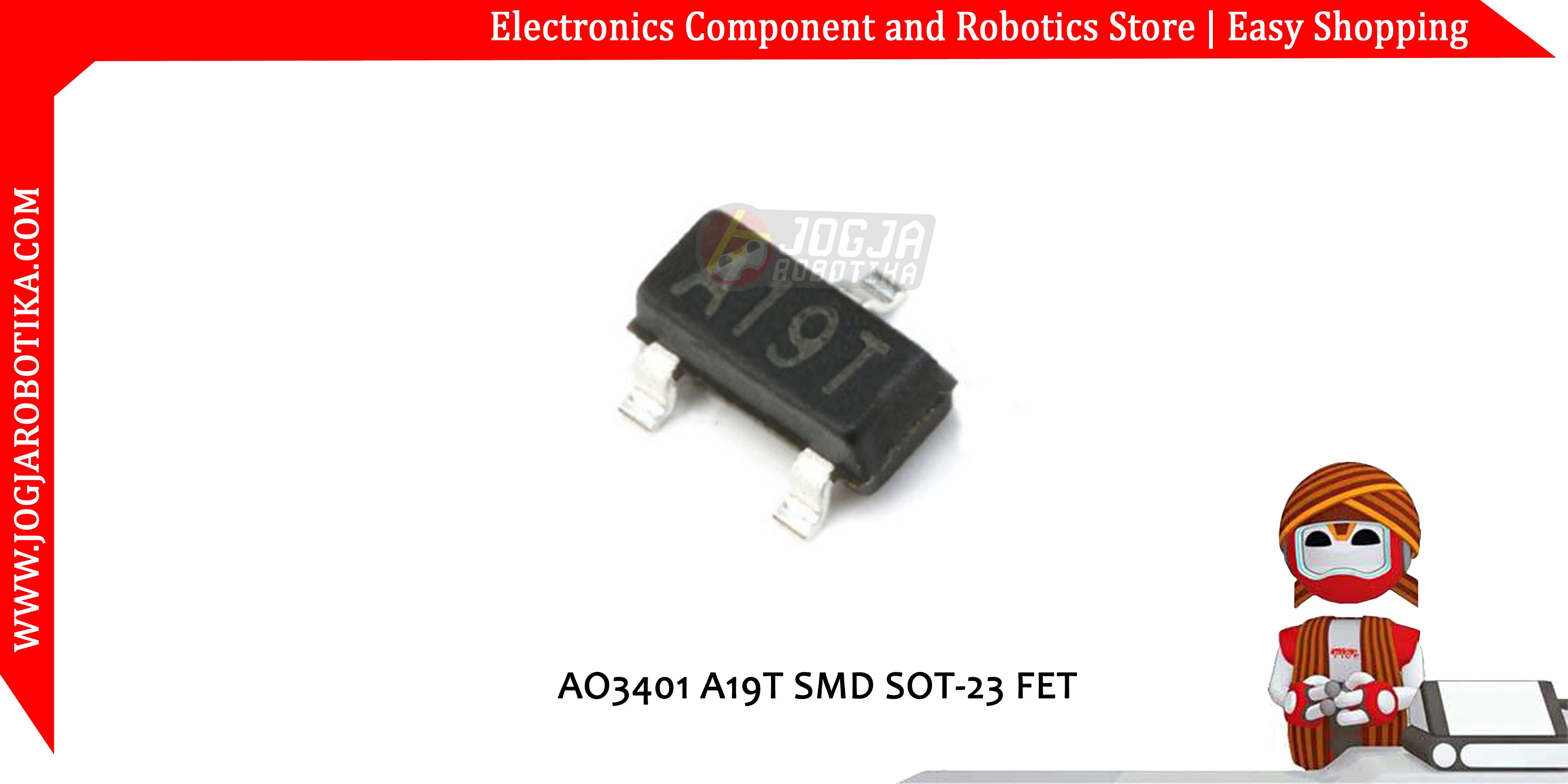 AO3401 A19T SMD SOT-23 FET