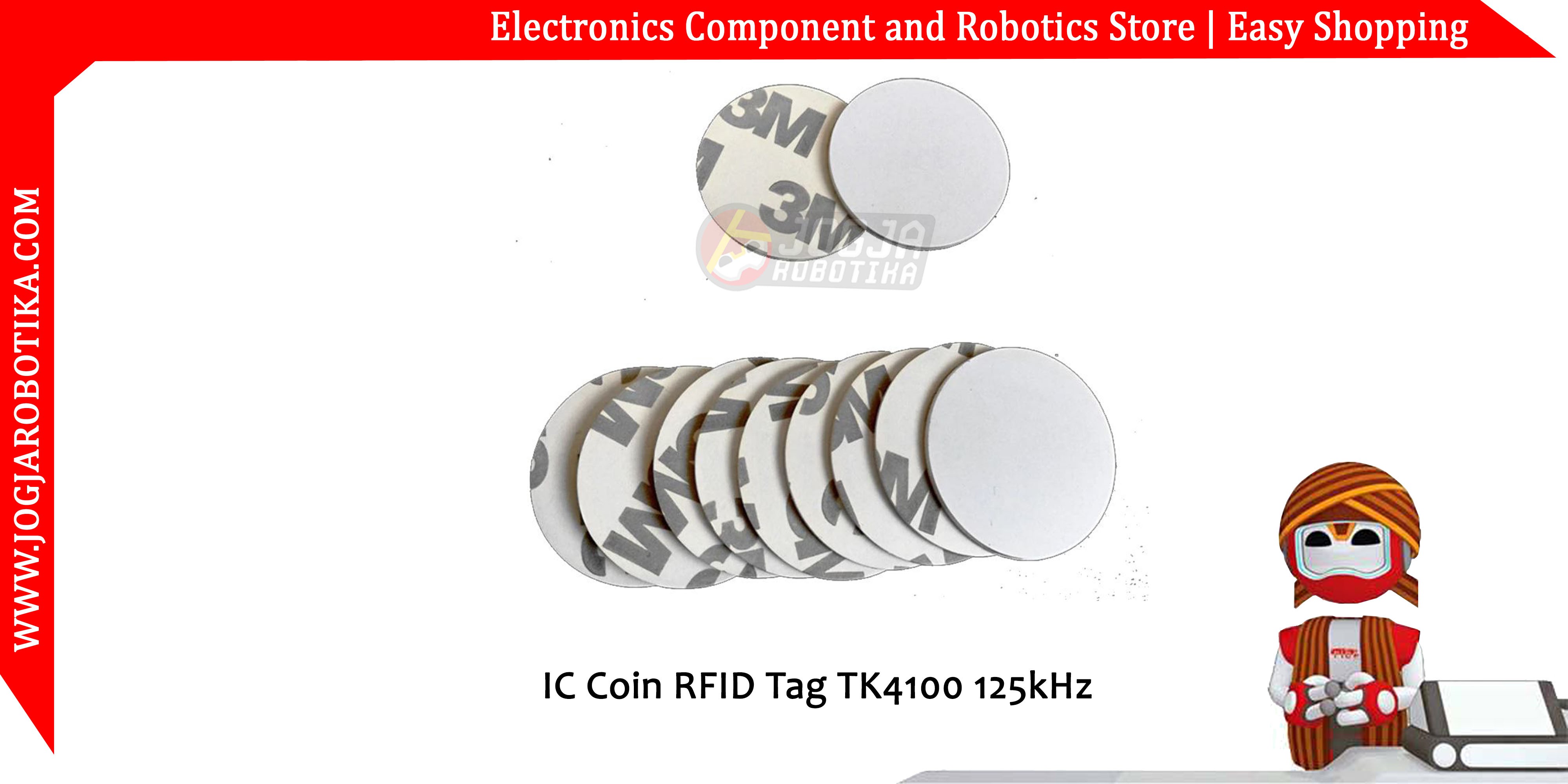 IC Coin RFID Tag TK4100 125kHz