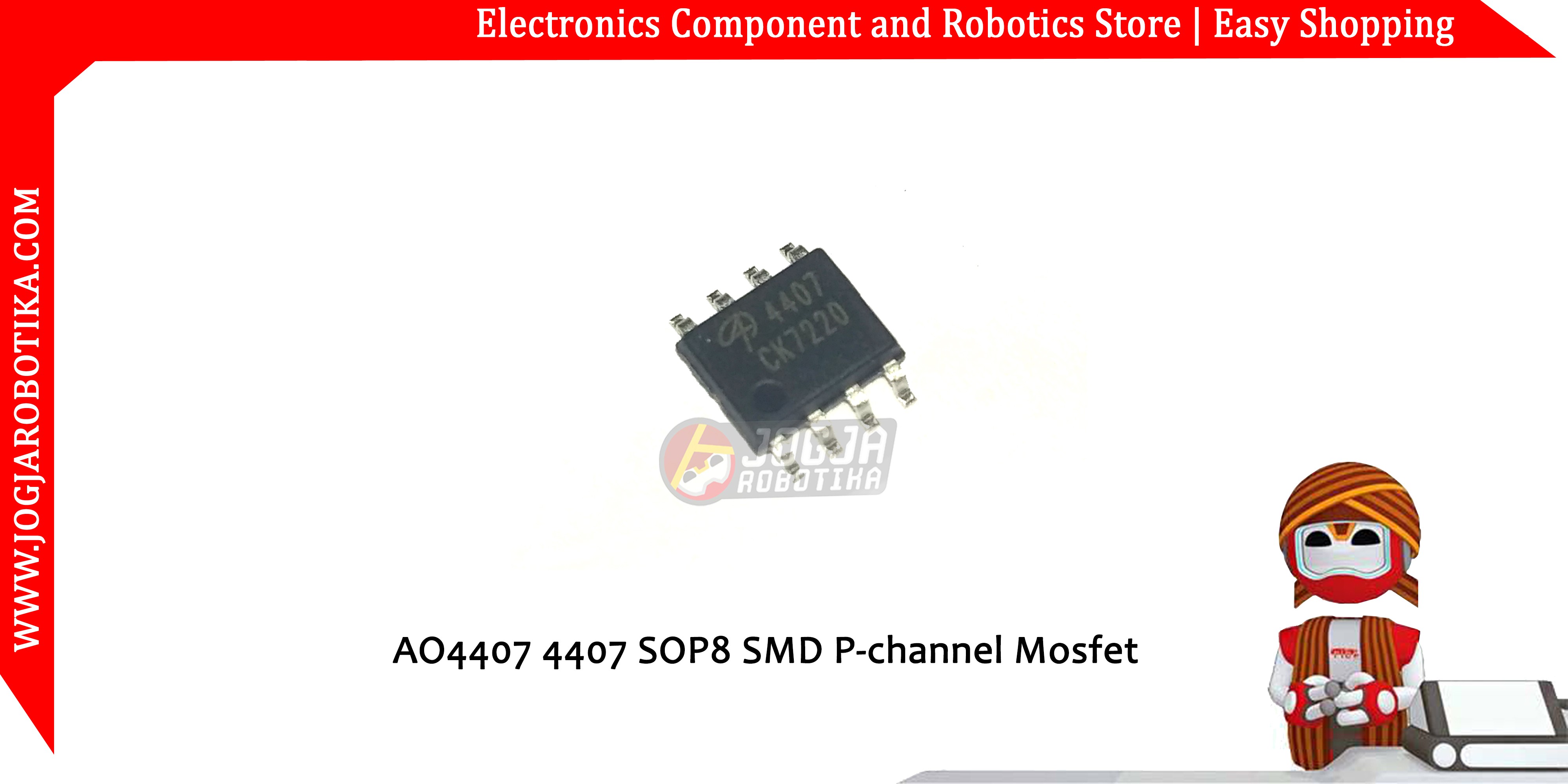 AO4407 4407 SOP8 SMD P-channel Mosfet
