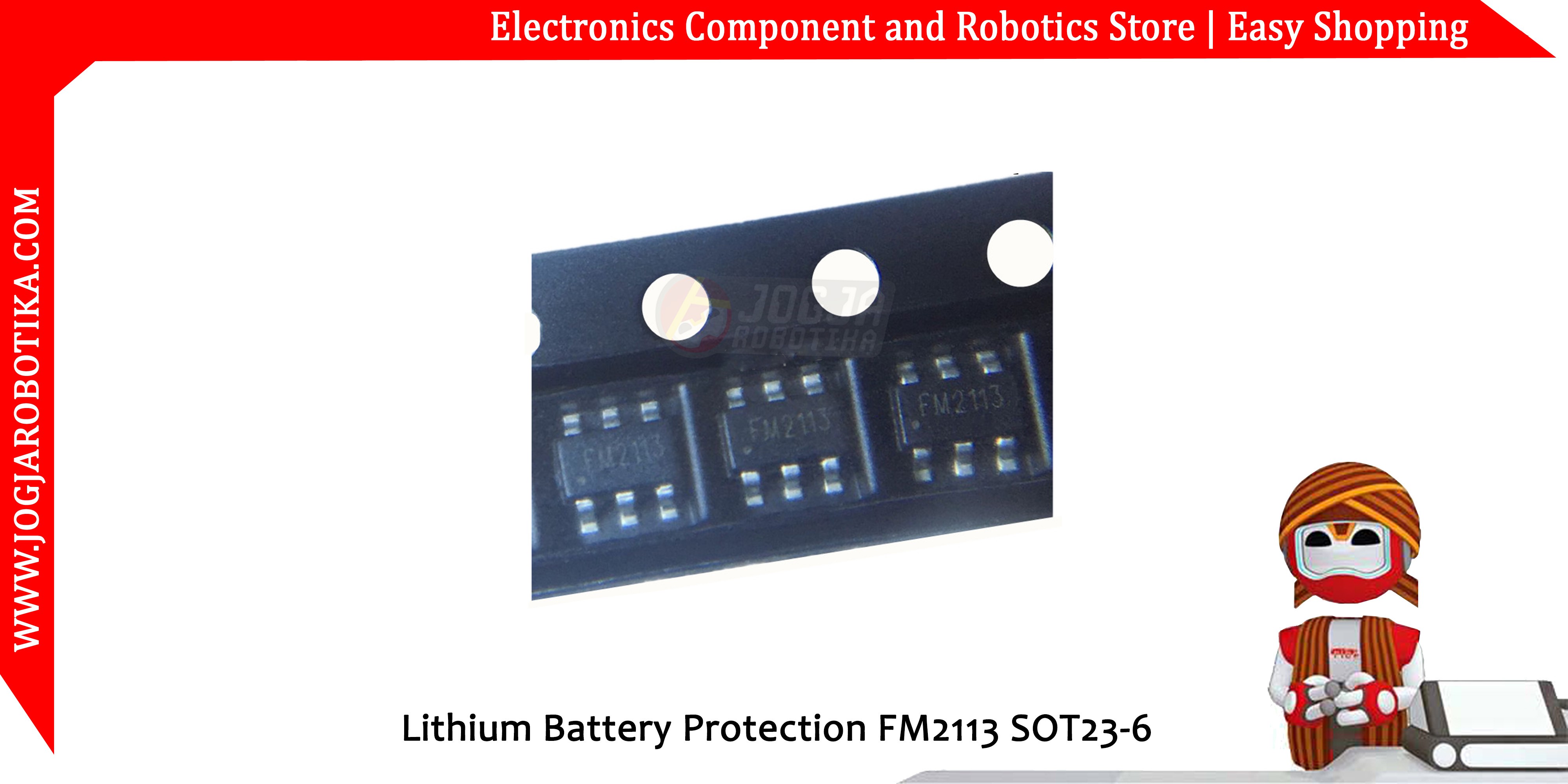 Lithium Battery Protection FM2113 SOT23-6