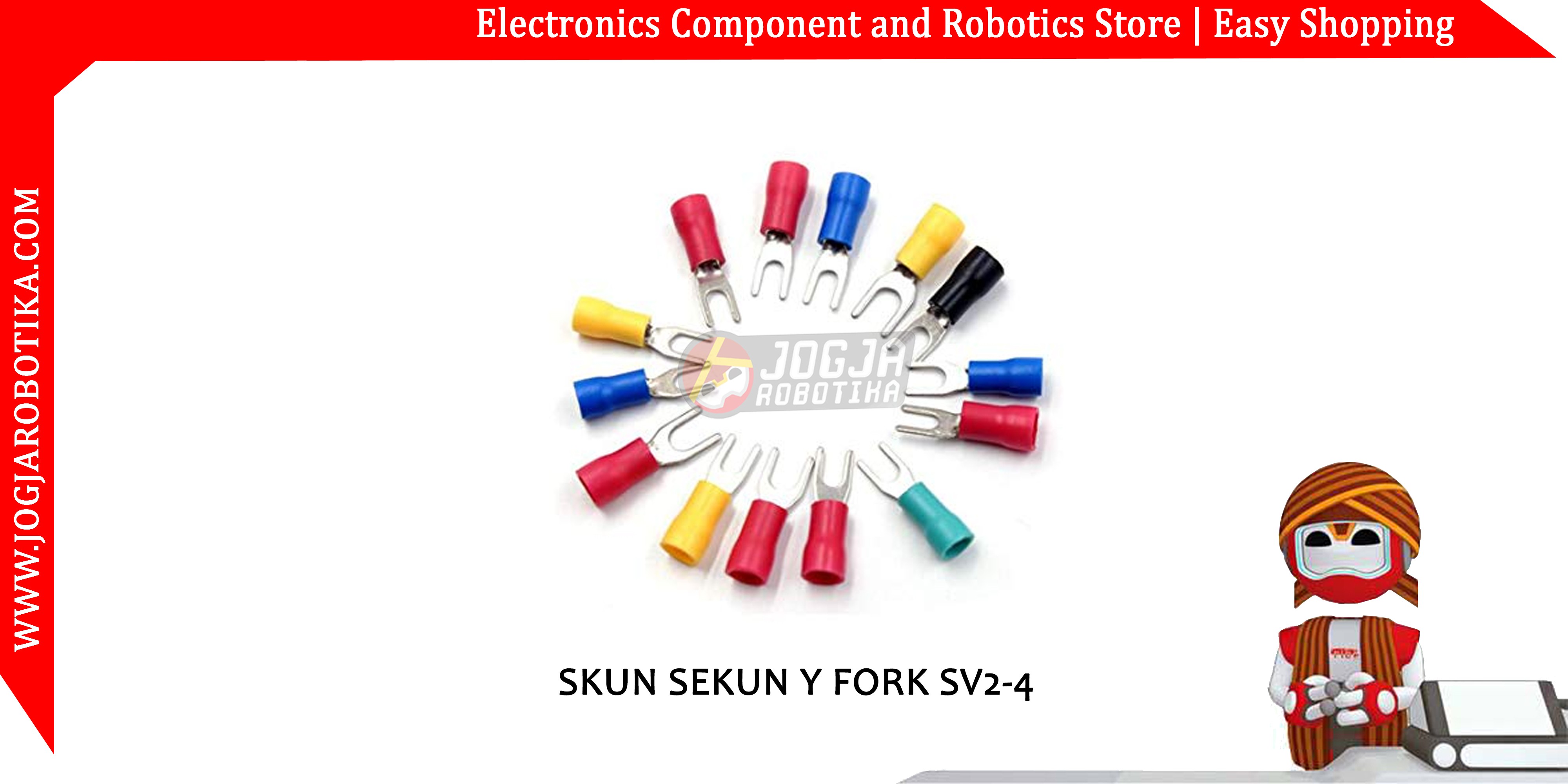 SKUN SEKUN Y FORK SV2-4- KUNING