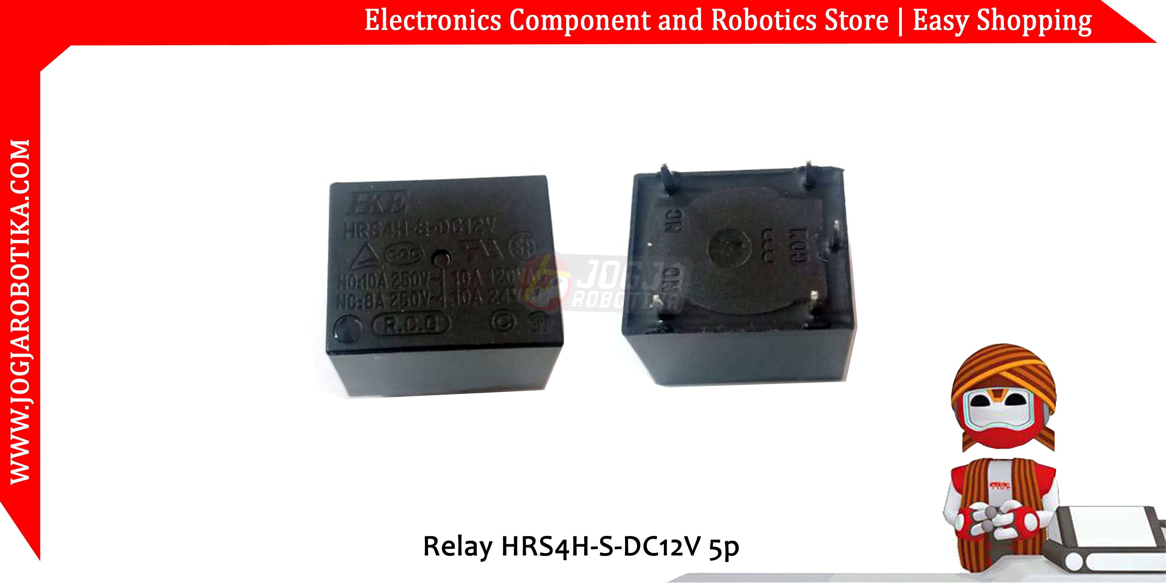 Relay HKE HRS4H-S-DC12V 5p