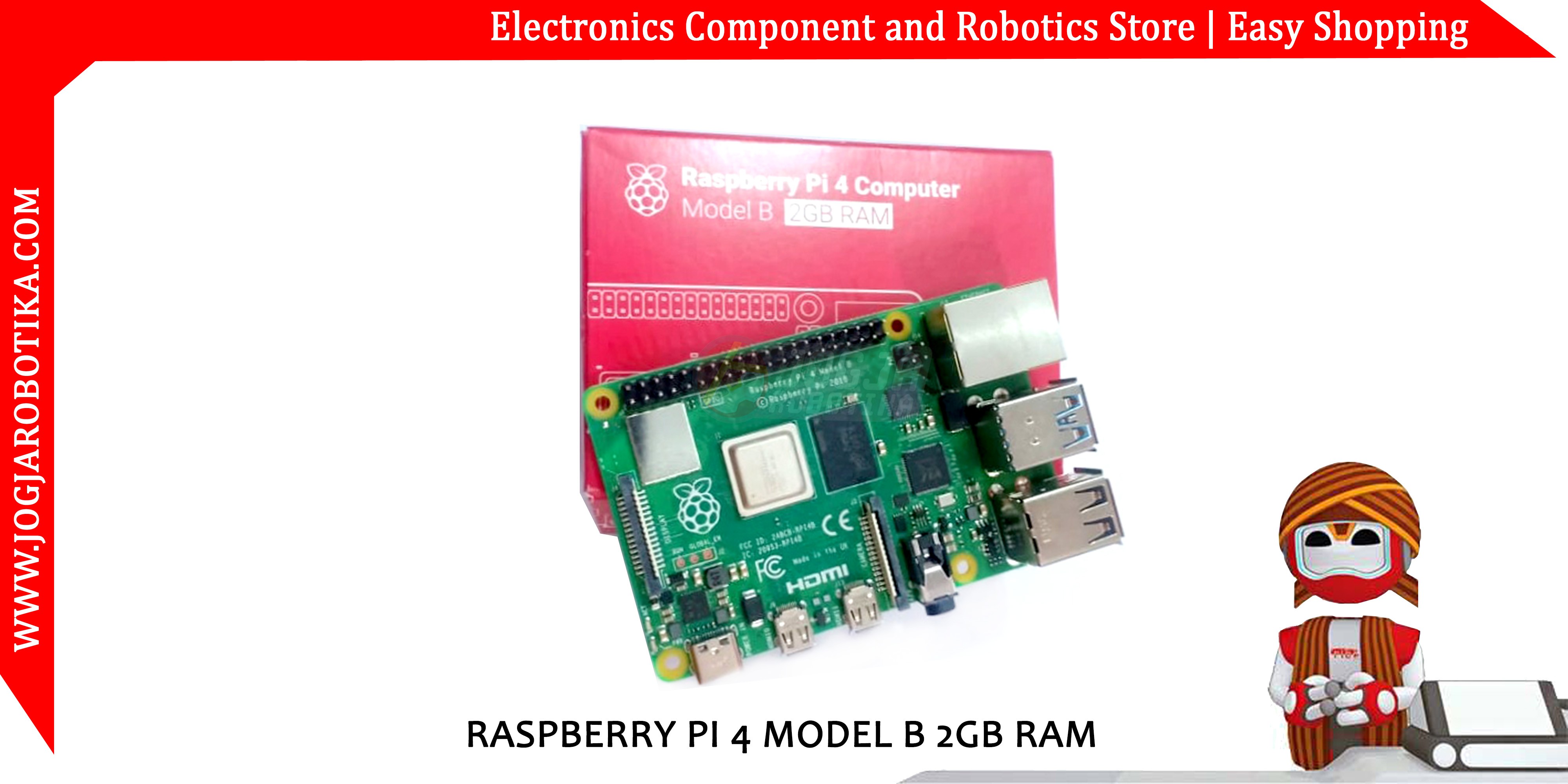 RASPBERRY PI 4 MODEL B 2GB RAM