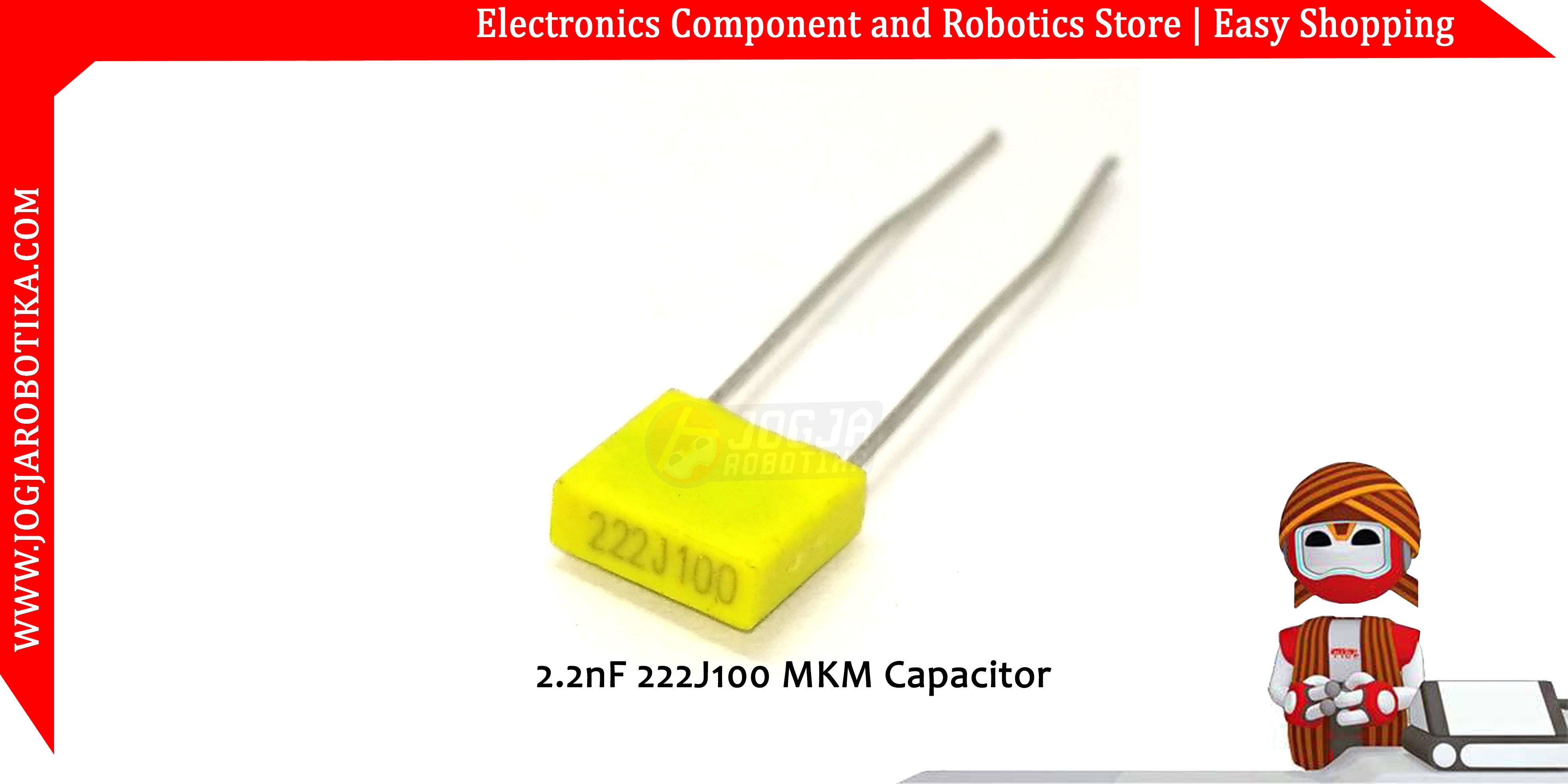 2.2nF 222J100 MKM Capacitor