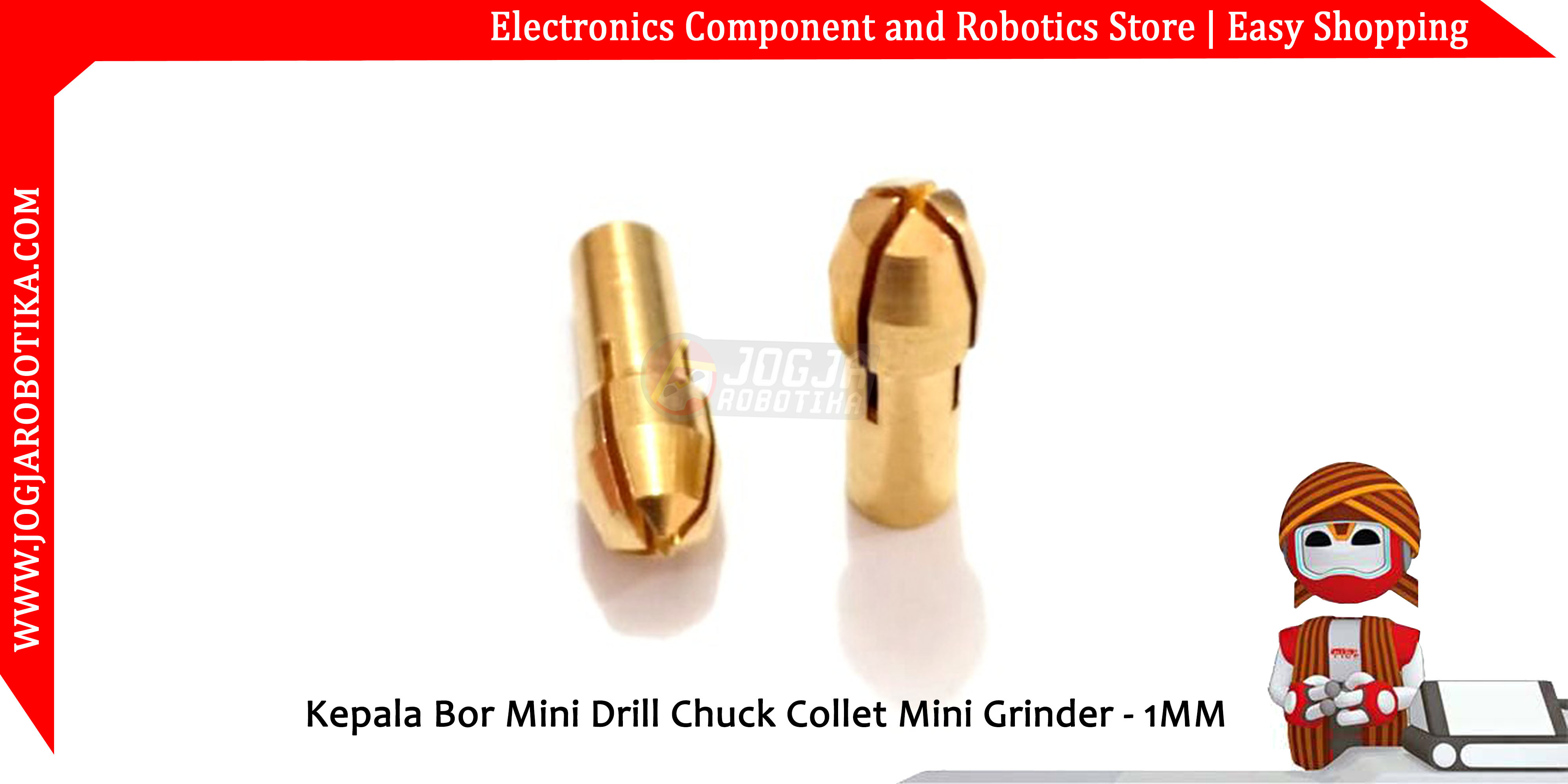 Kepala Bor Mini Drill Chuck Collet Mini Grinder-1MM
