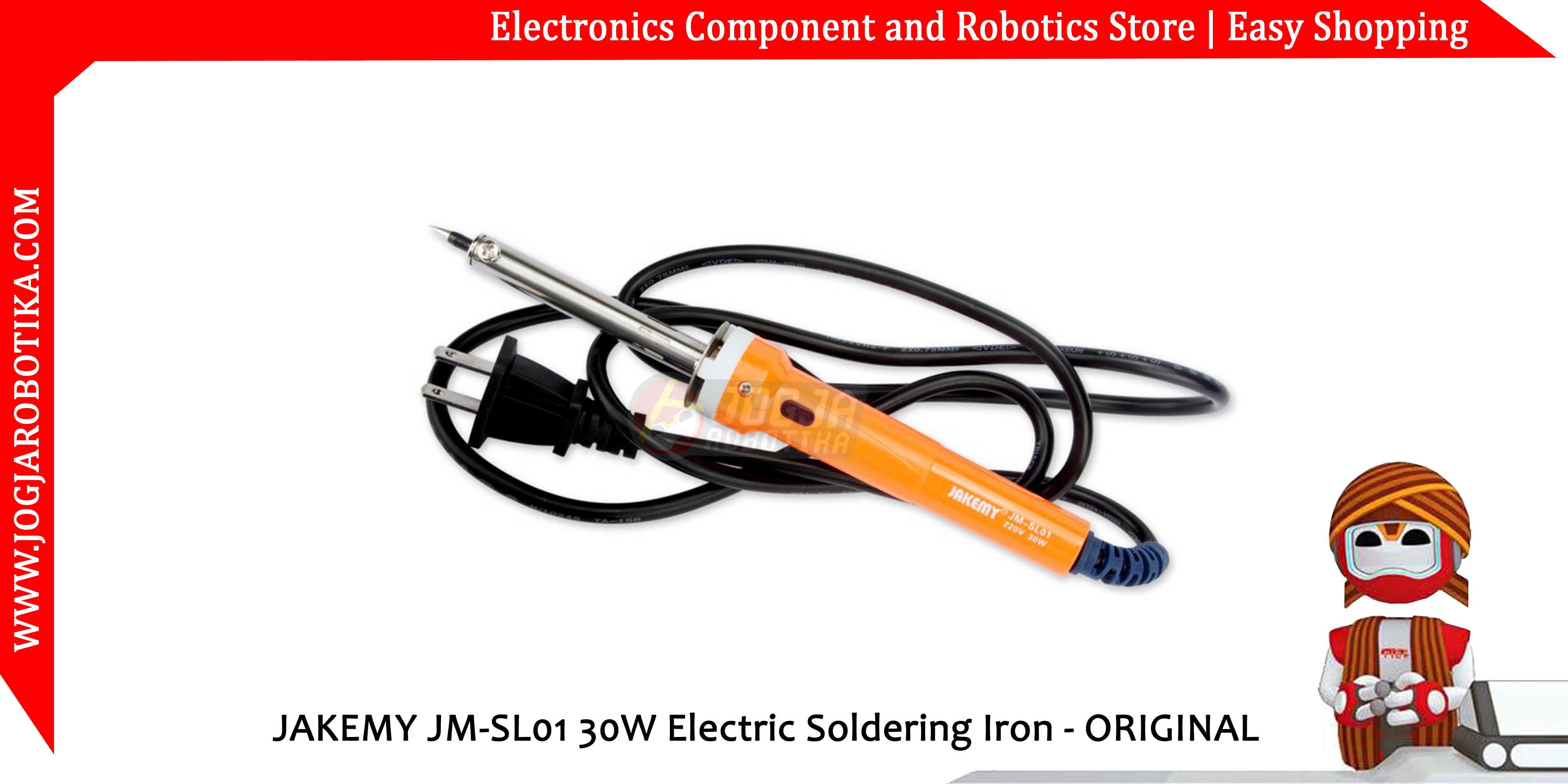 JAKEMY JM-SL01 30W Electric Soldering Iron - ORIGINAL