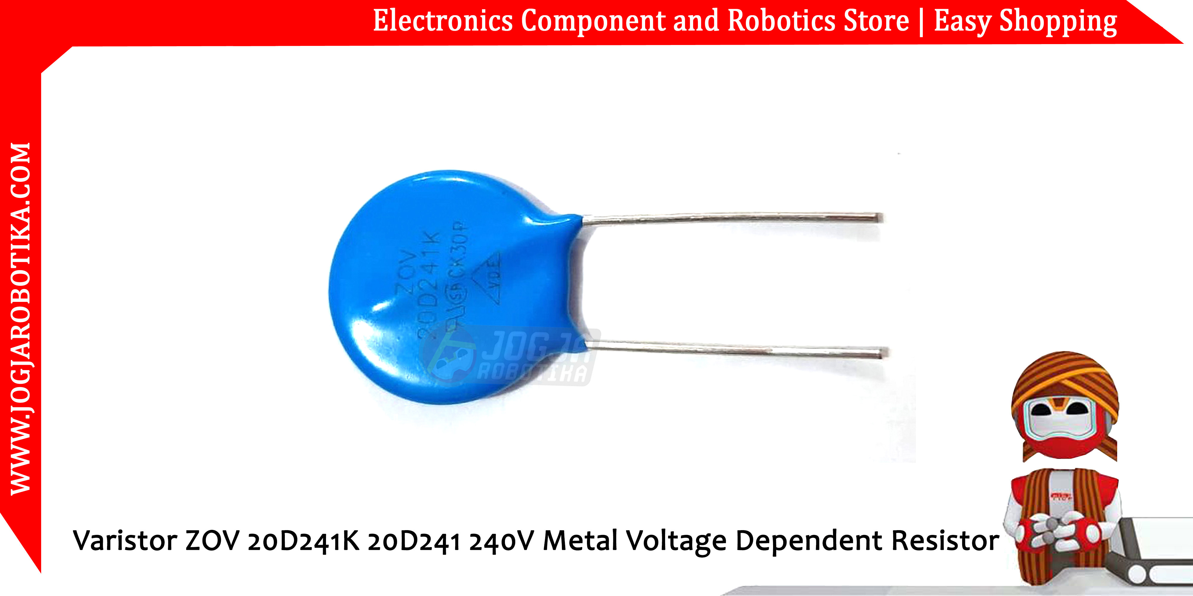 Varistor ZOV 20D241K 20D241 240V Metal Voltage Dependent Resistor