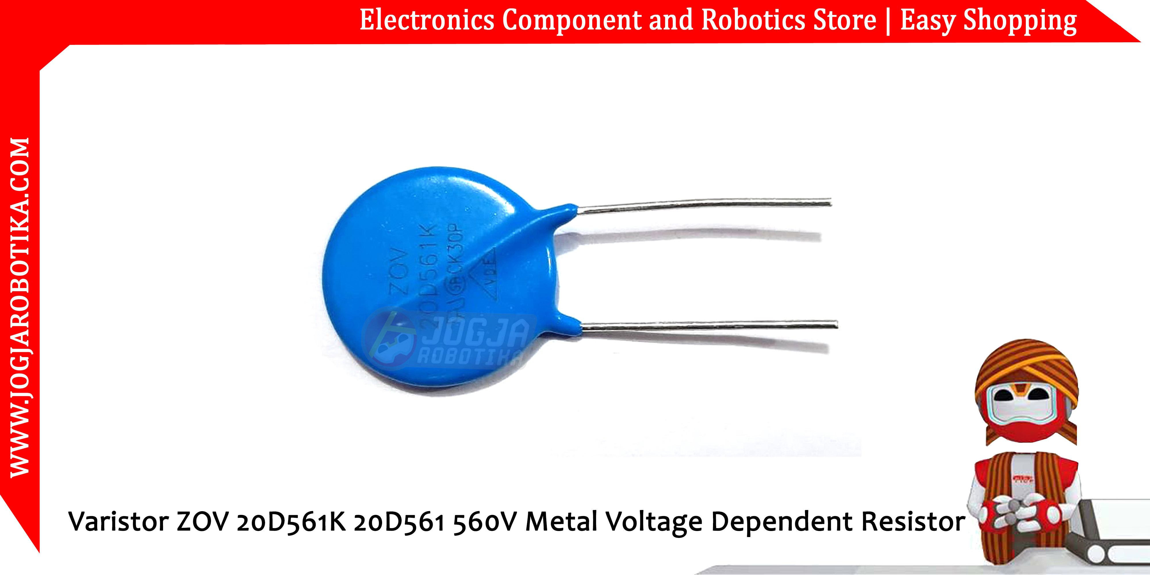 Varistor ZOV 20D561K 20D561 560V Metal Voltage Dependent Resistor