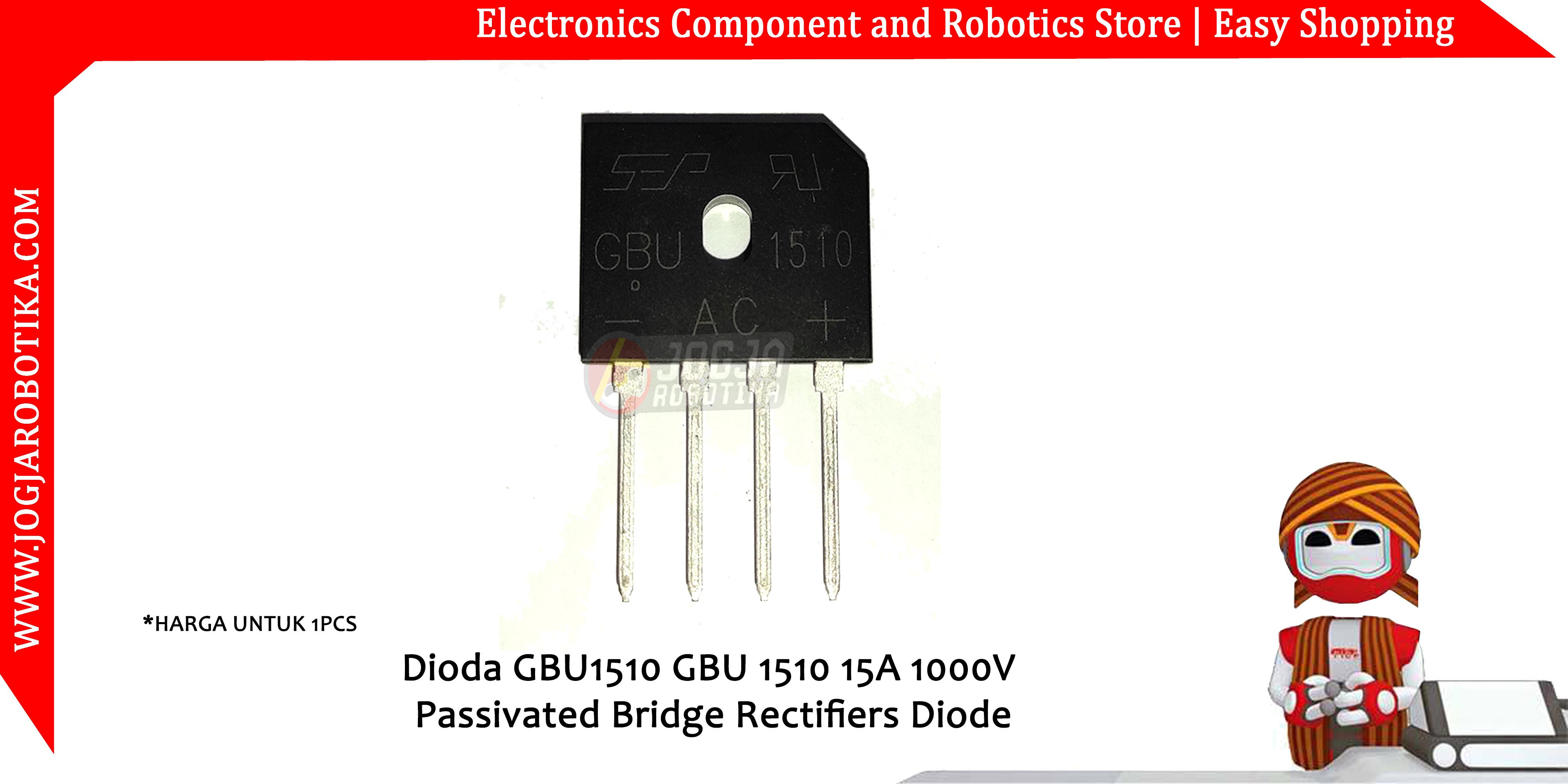Dioda GBU1510 GBU 1510 15A 1000V Passivated Bridge Rectifiers Diode