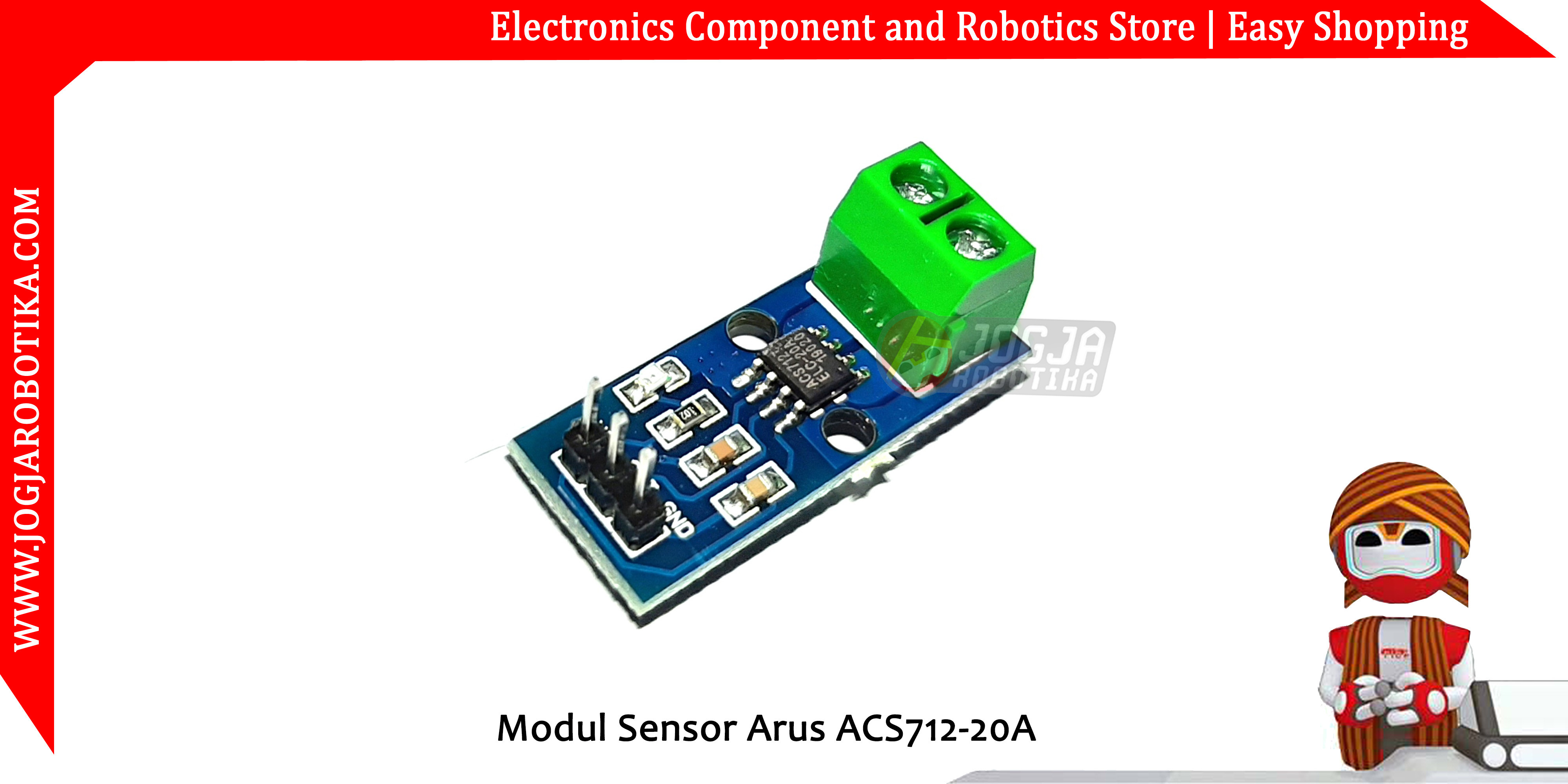 Modul Sensor Arus ACS712-20A