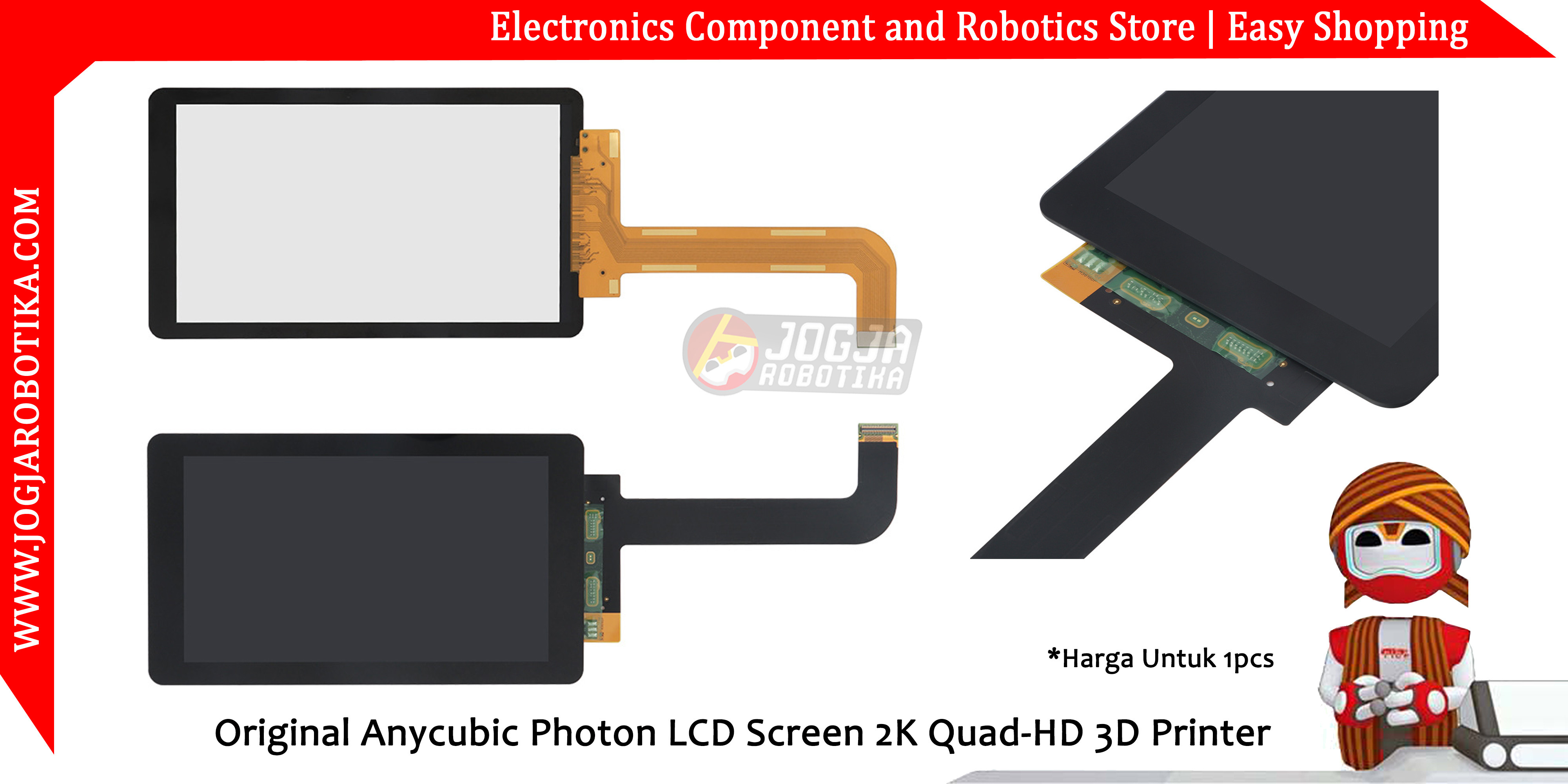 Original Anycubic Photon LCD Screen 2K Quad-HD 3D Printer