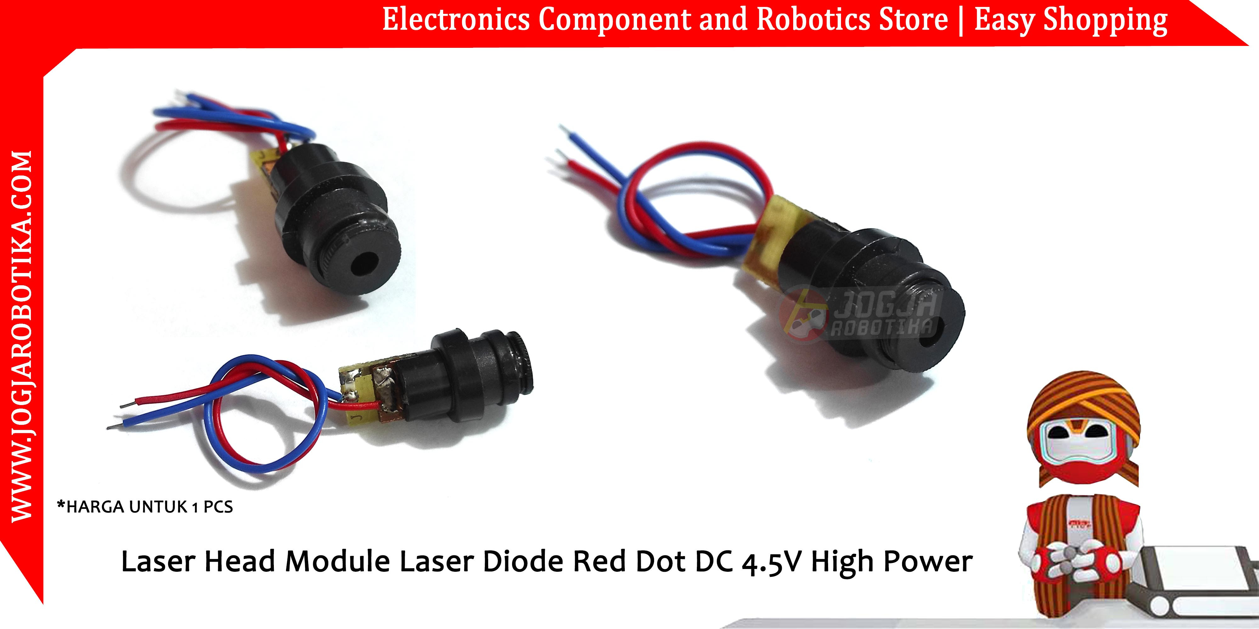 Laser Head Module Laser Diode Red Dot DC 4.5V High Power