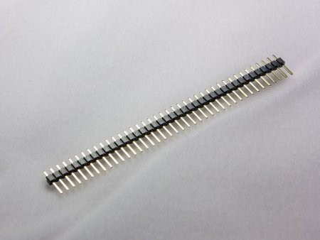 1x40 Pin Male Header Single Row (2.54 mm)-Black