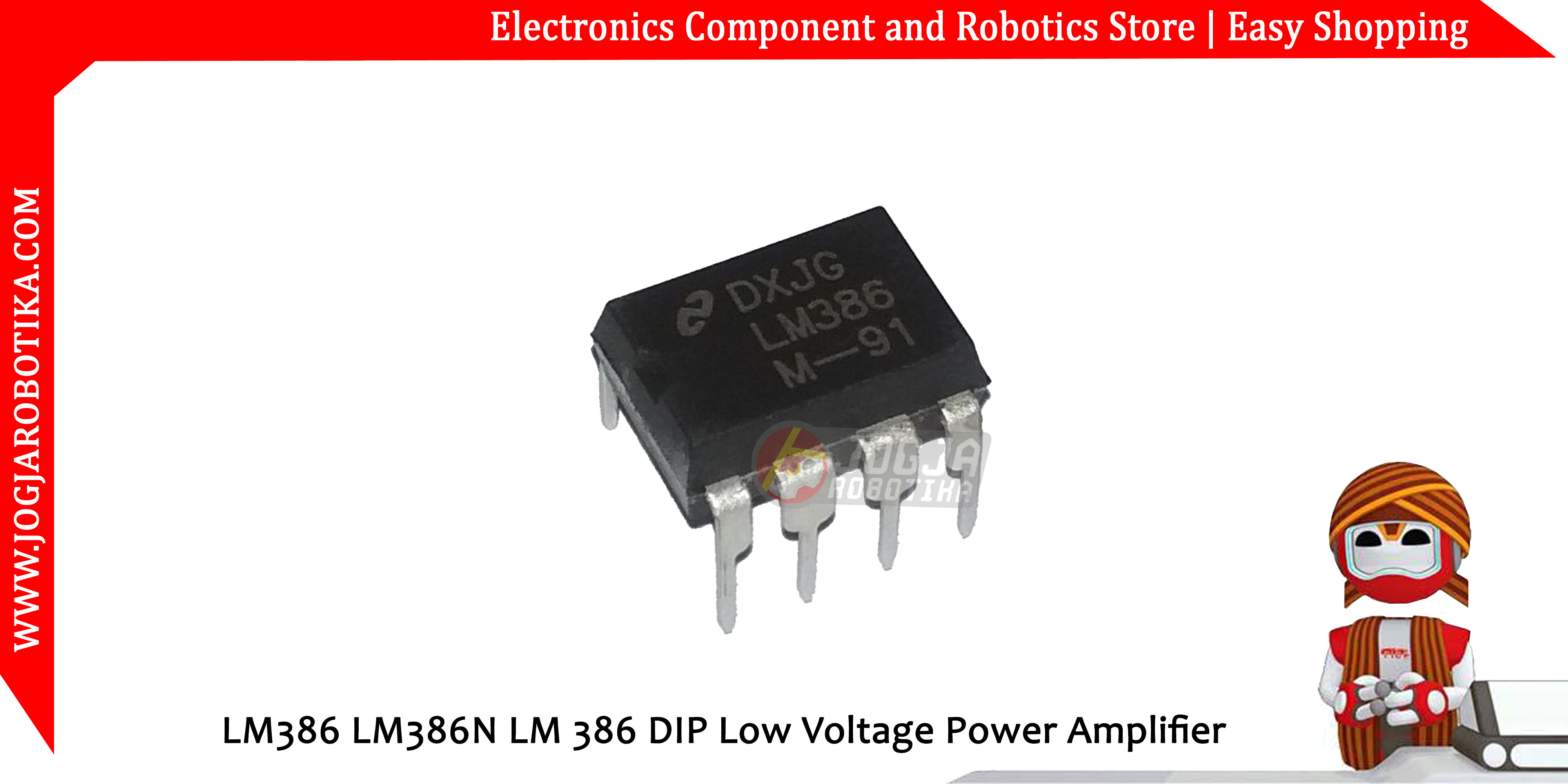 LM386 LM386N LM 386 DIP Low Voltage Power Amplifier