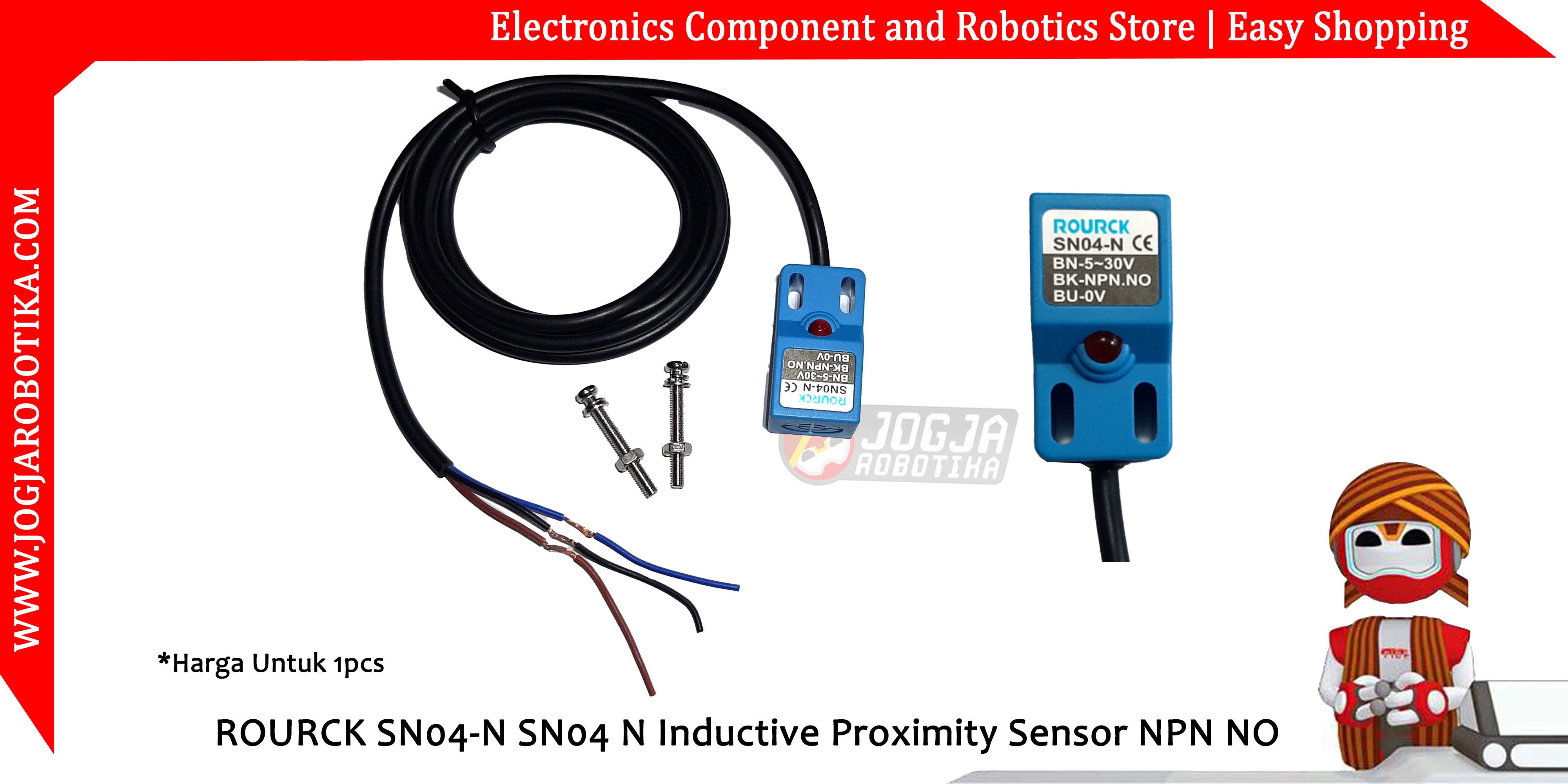 ROURCK SN04-N SN04 N Inductive Proximity Sensor NPN NO