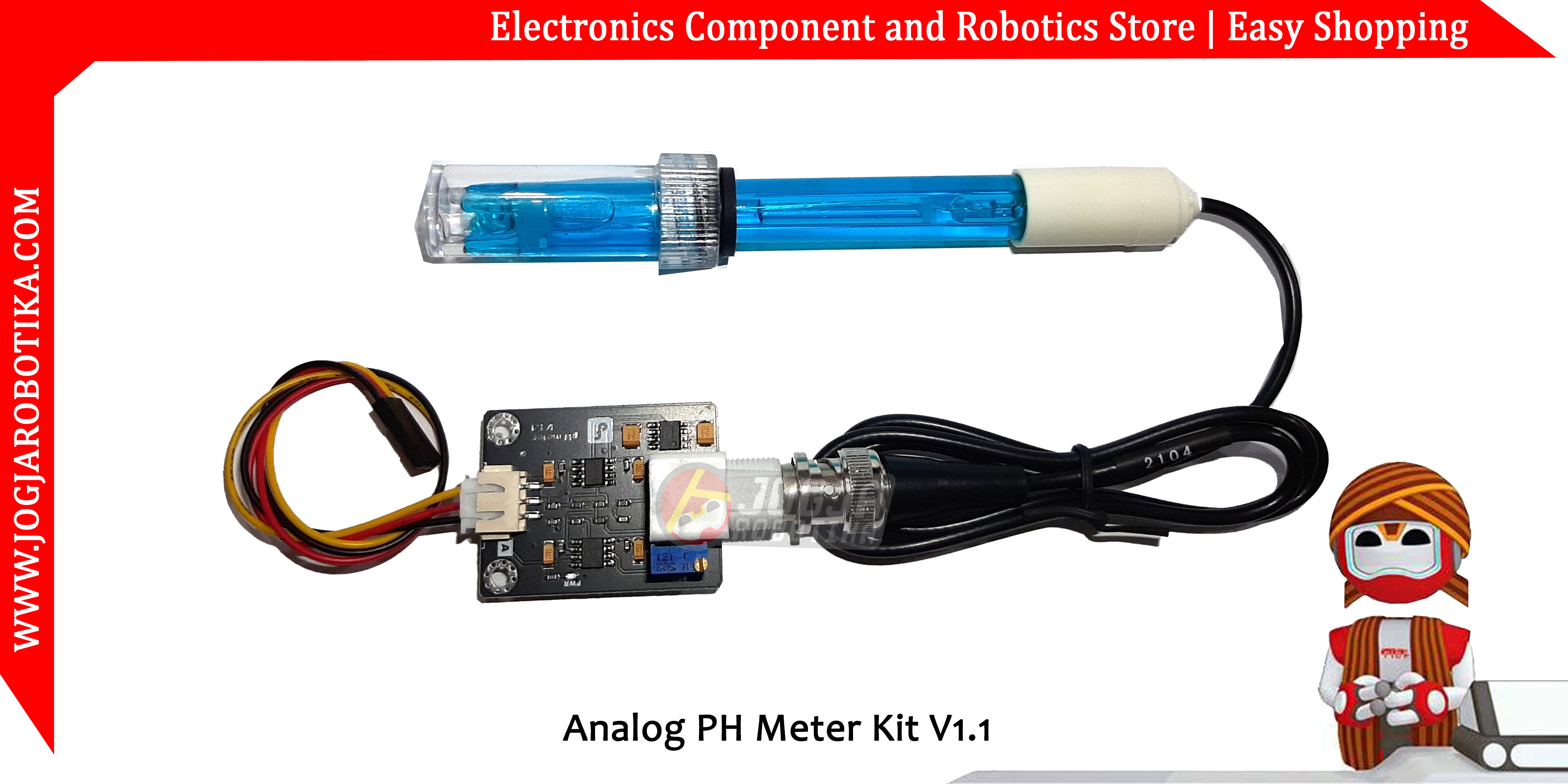Analog pH Meter Kit  V1.1