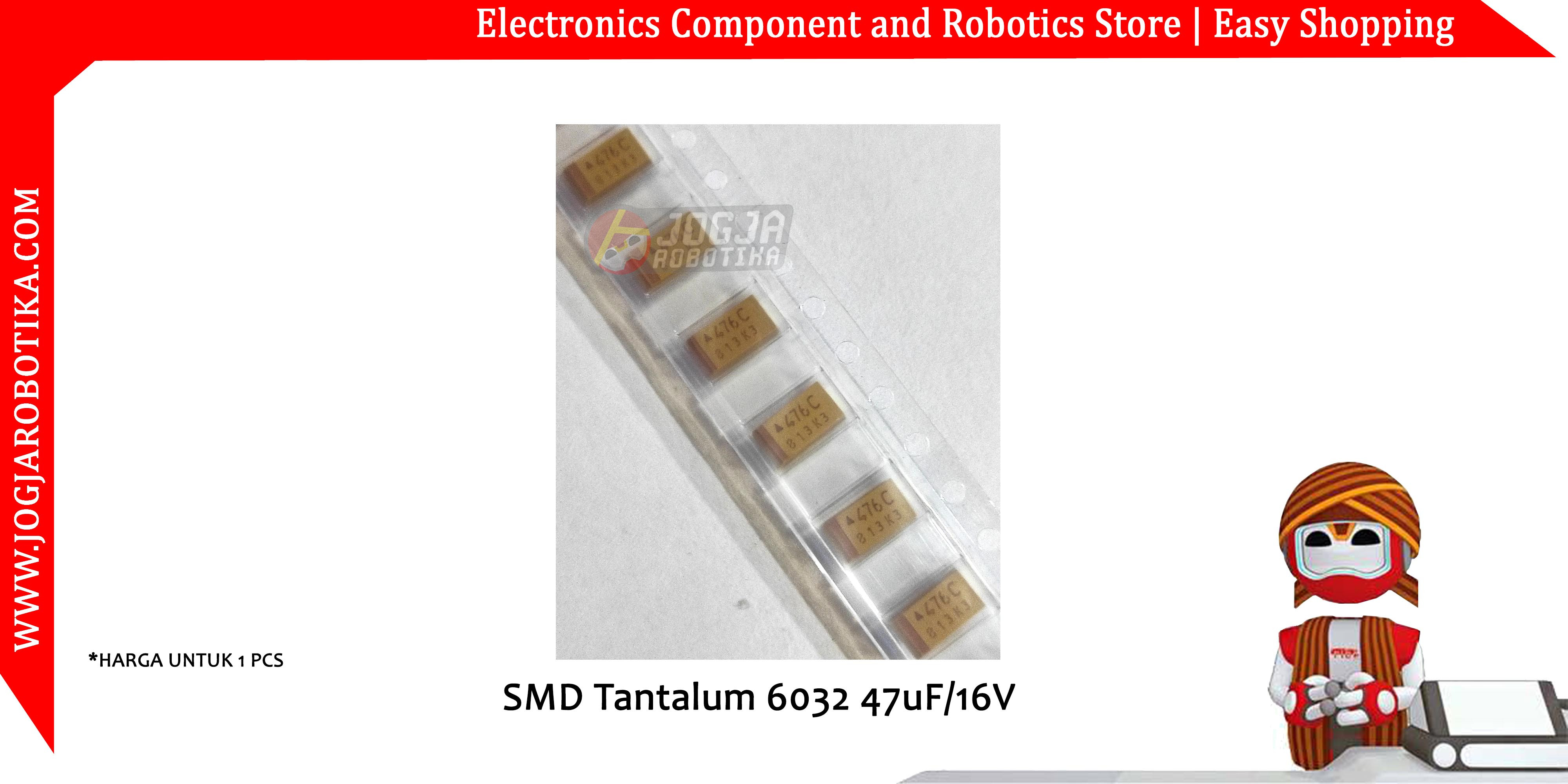 SMD Tantalum 6032 47uF/16V