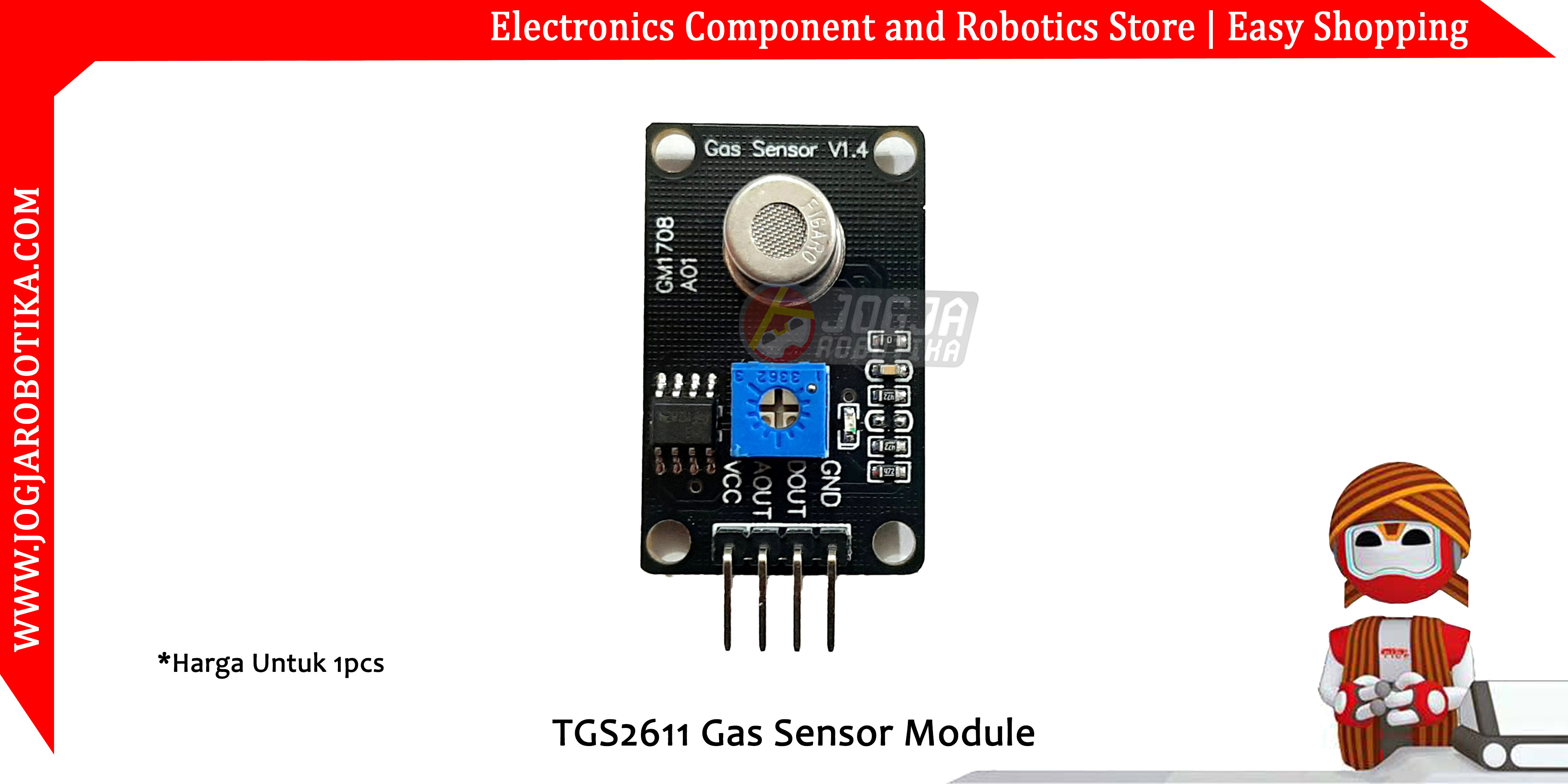 TGS2611 Methane Gas Sensor Module