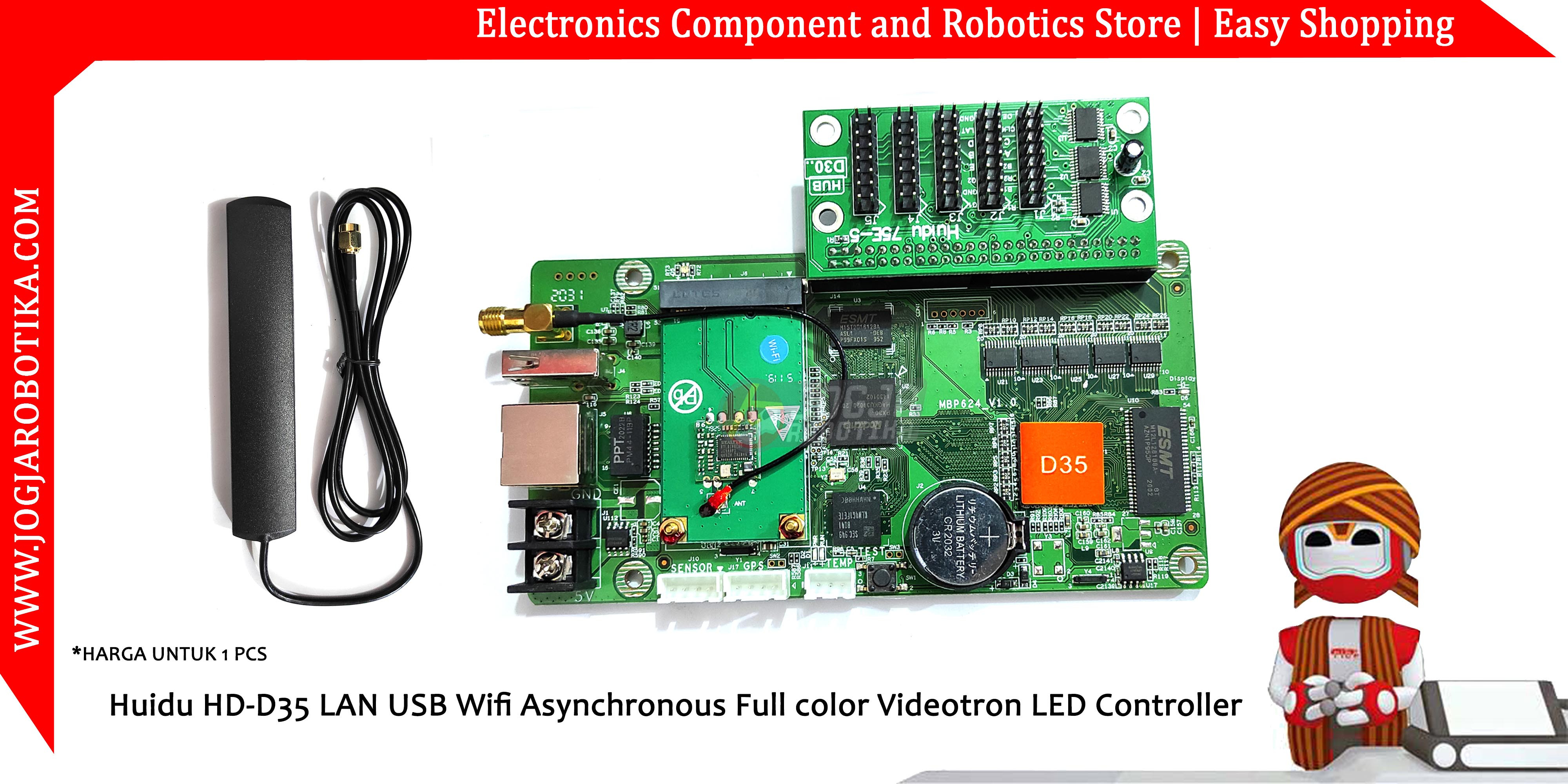 Huidu HD-D35 LAN USB Wifi Asynchronous Full color Videotron LED Controller