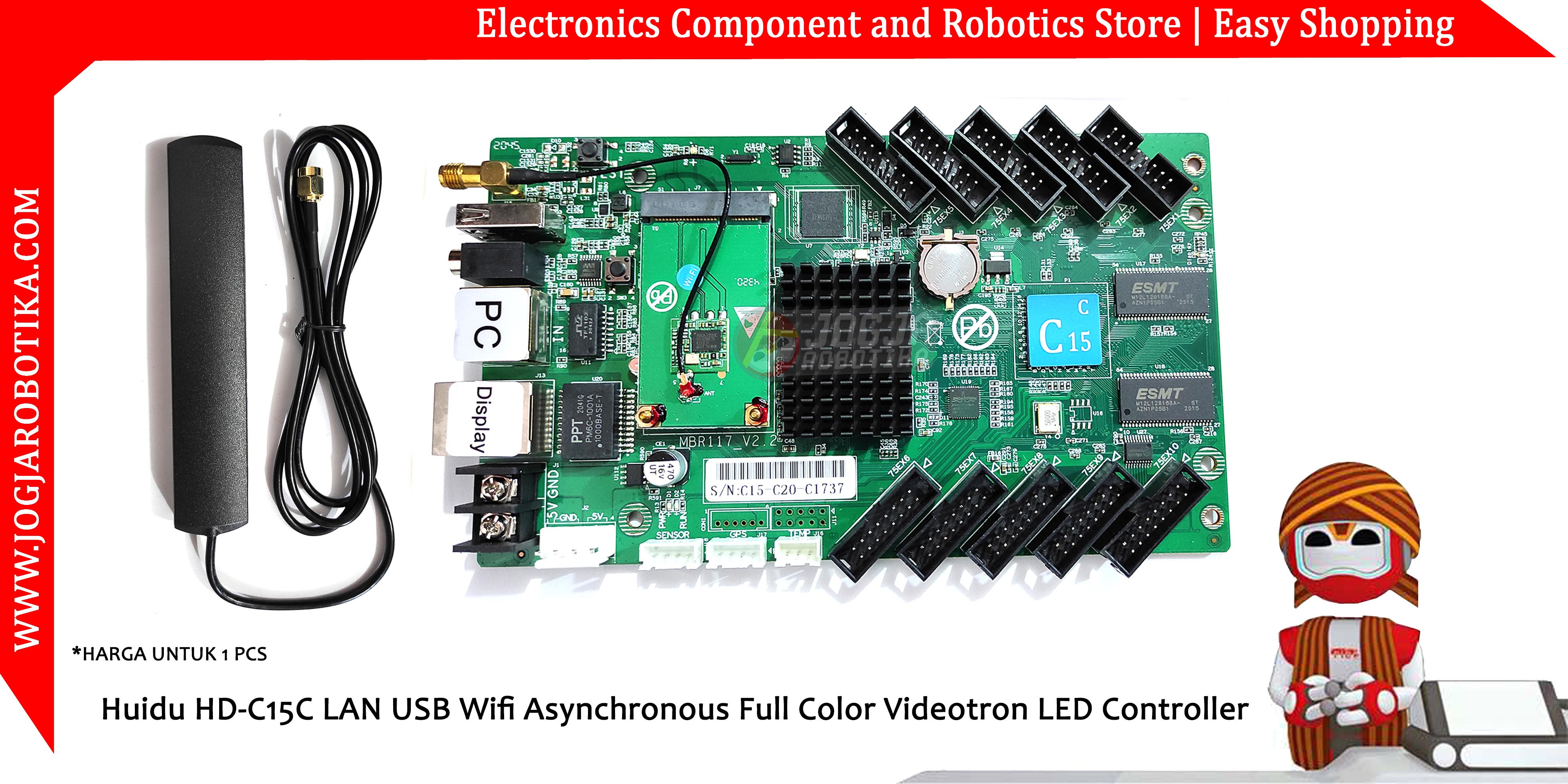 Huidu HD-C15C LAN USB Wifi Asynchronous Full Color Videotron LED Controller