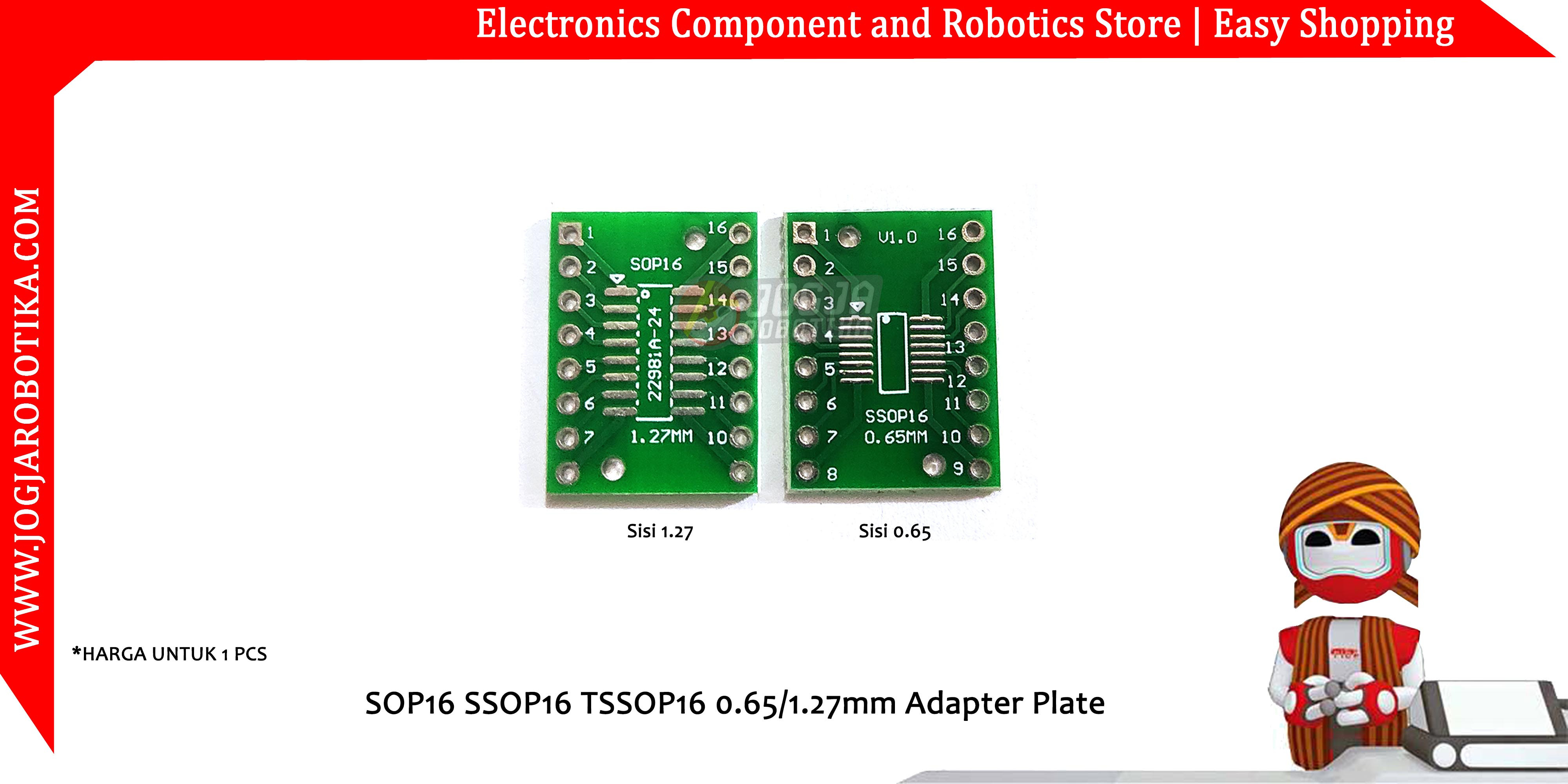 SOP16 SSOP16 TSSOP16 0.65/1.27mm Adapter Plate