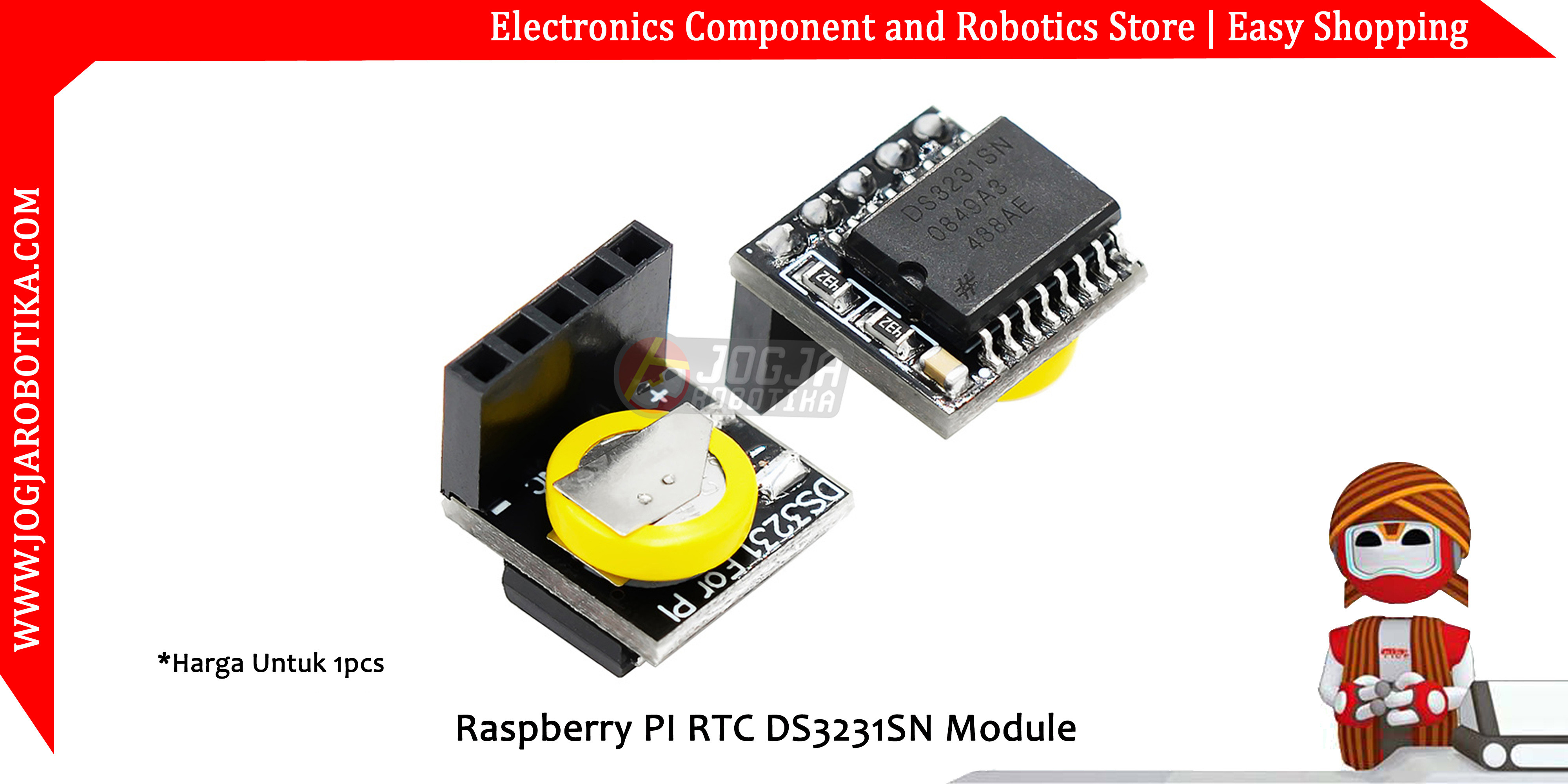 Raspberry Pi RTC DS3231 DS3231M DS3231N DLL bukan DS3231SN Module