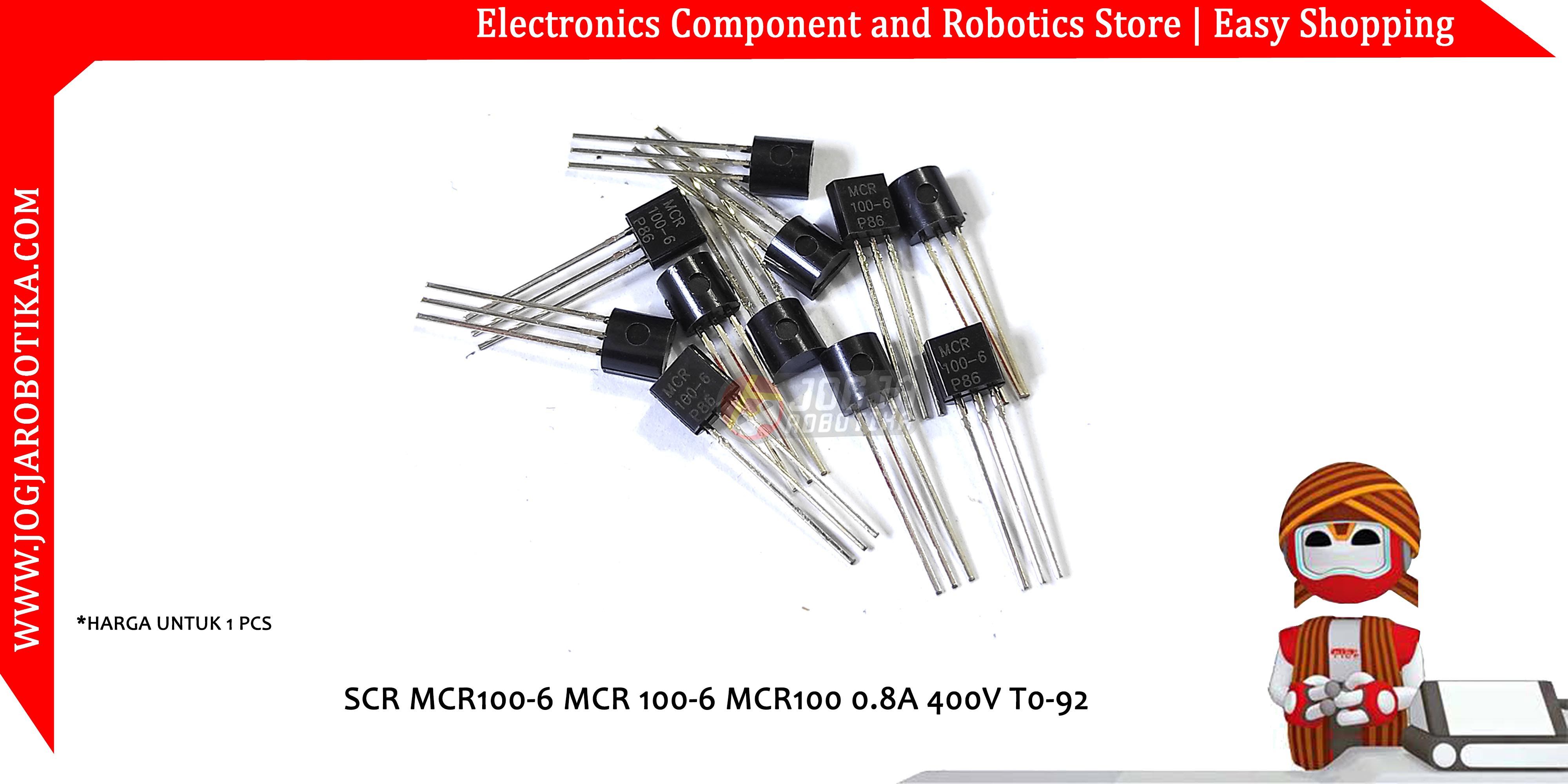 SCR MCR100-6 MCR 100-6 MCR100 0.8A 400V T0-92