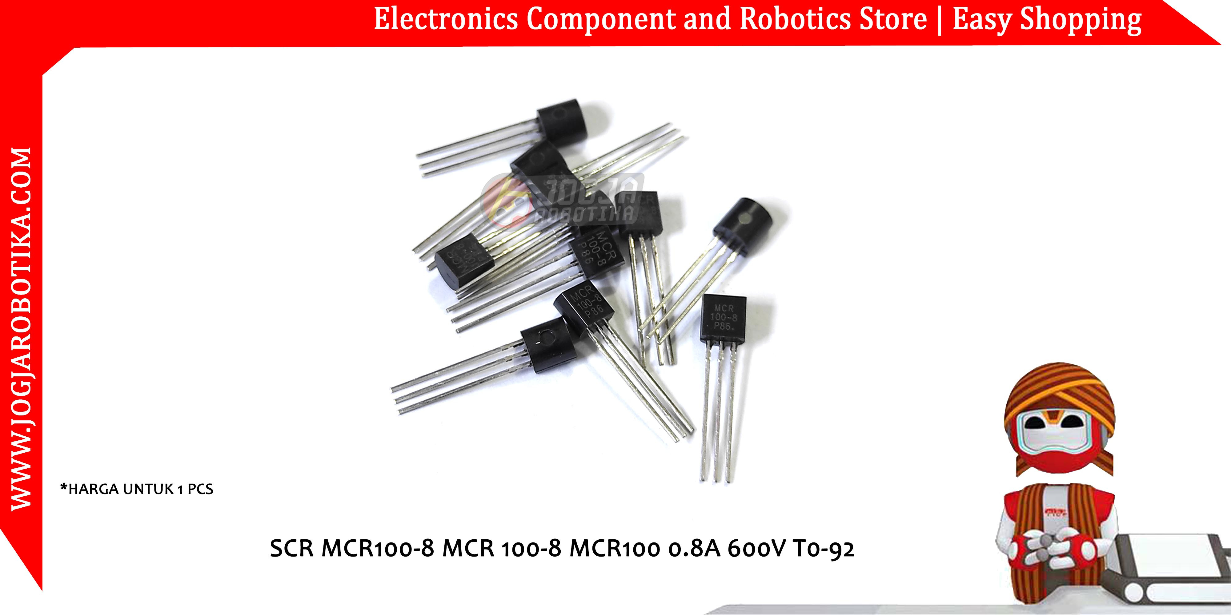 SCR MCR100-8 MCR 100-8 MCR100 0.8A 600V T0-92