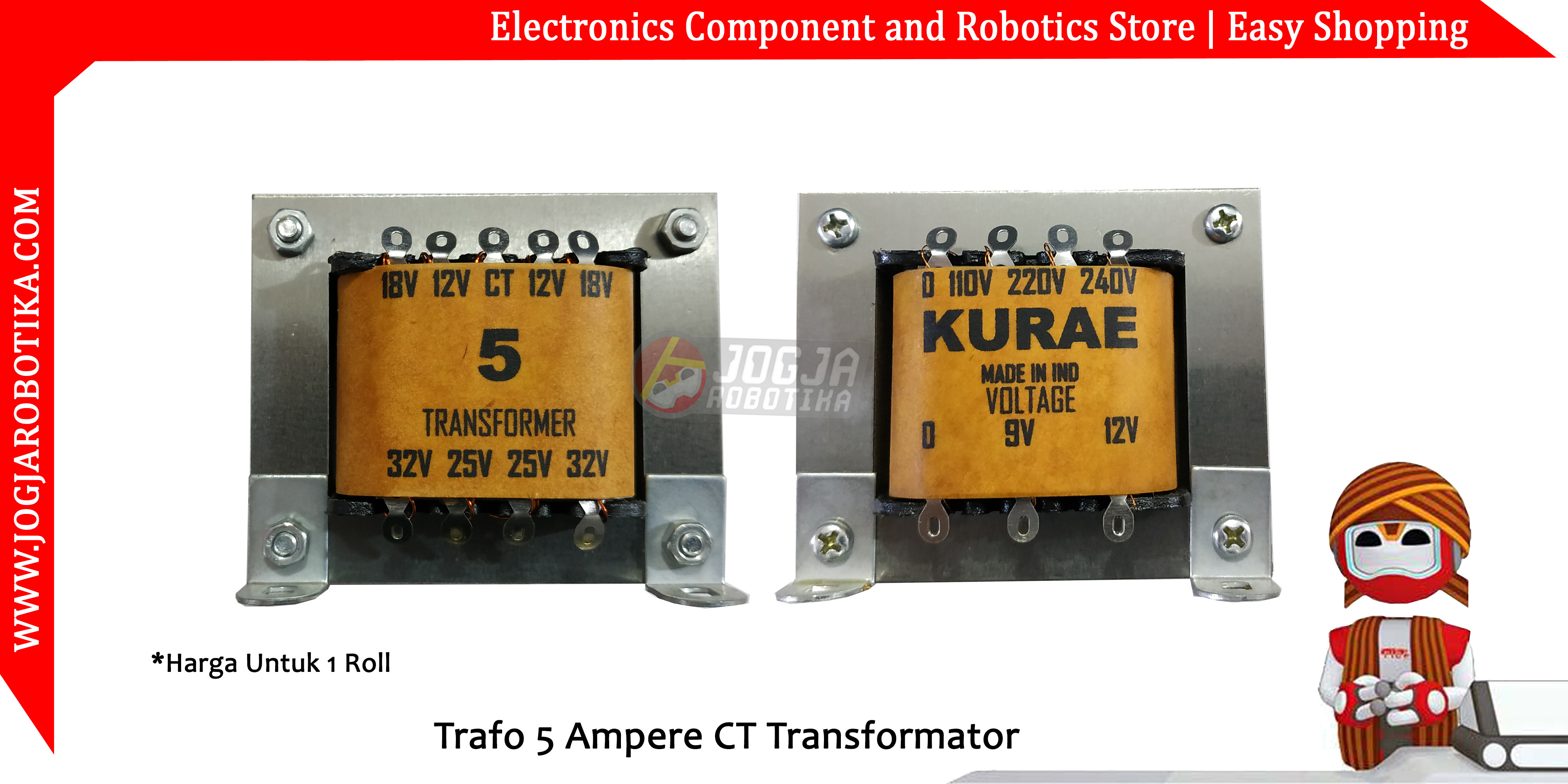 Trafo 5 Ampere CT Transformator