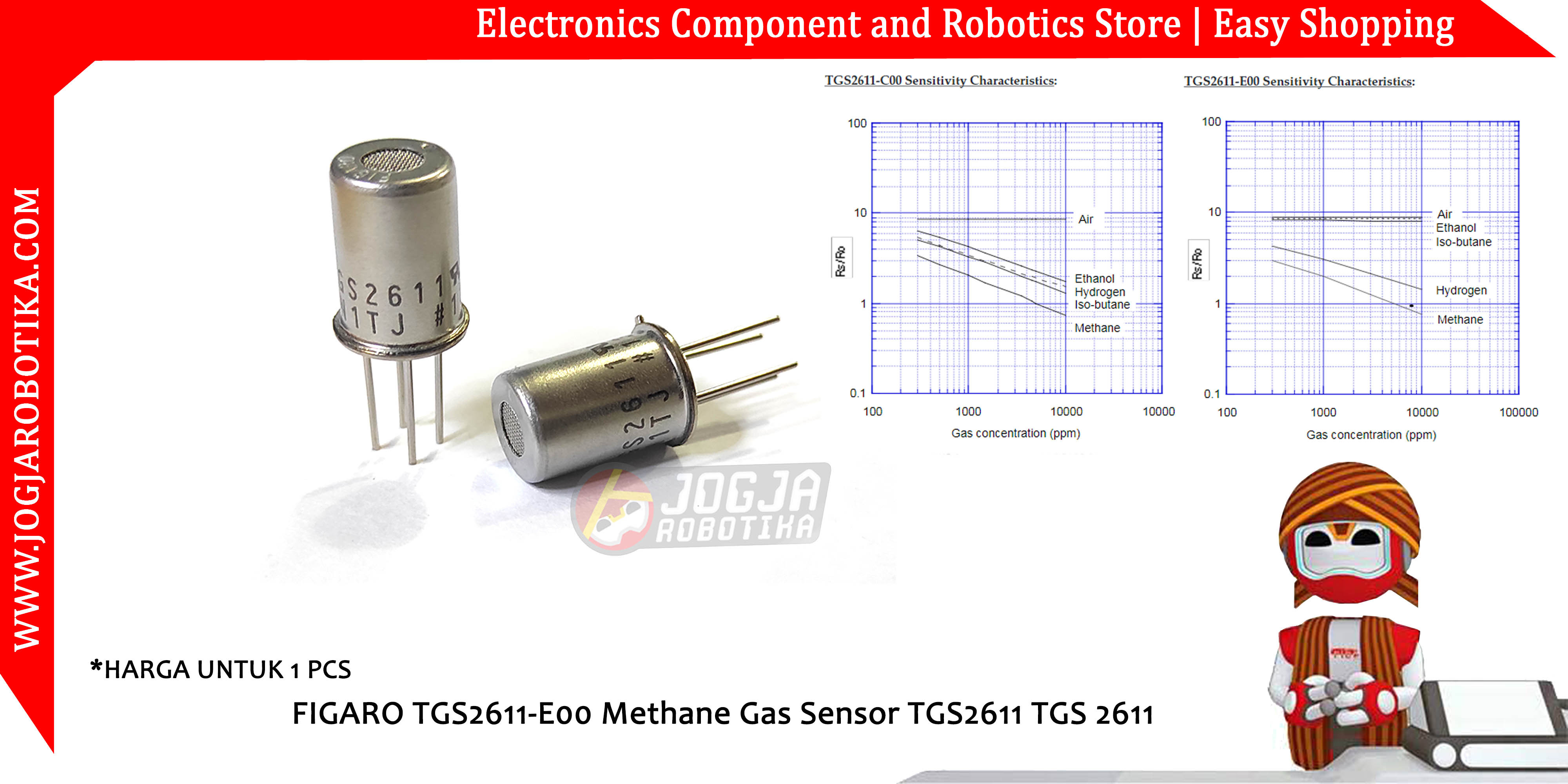 FIGARO TGS2611-E00 Methane Gas Sensor TGS2611 TGS 2611