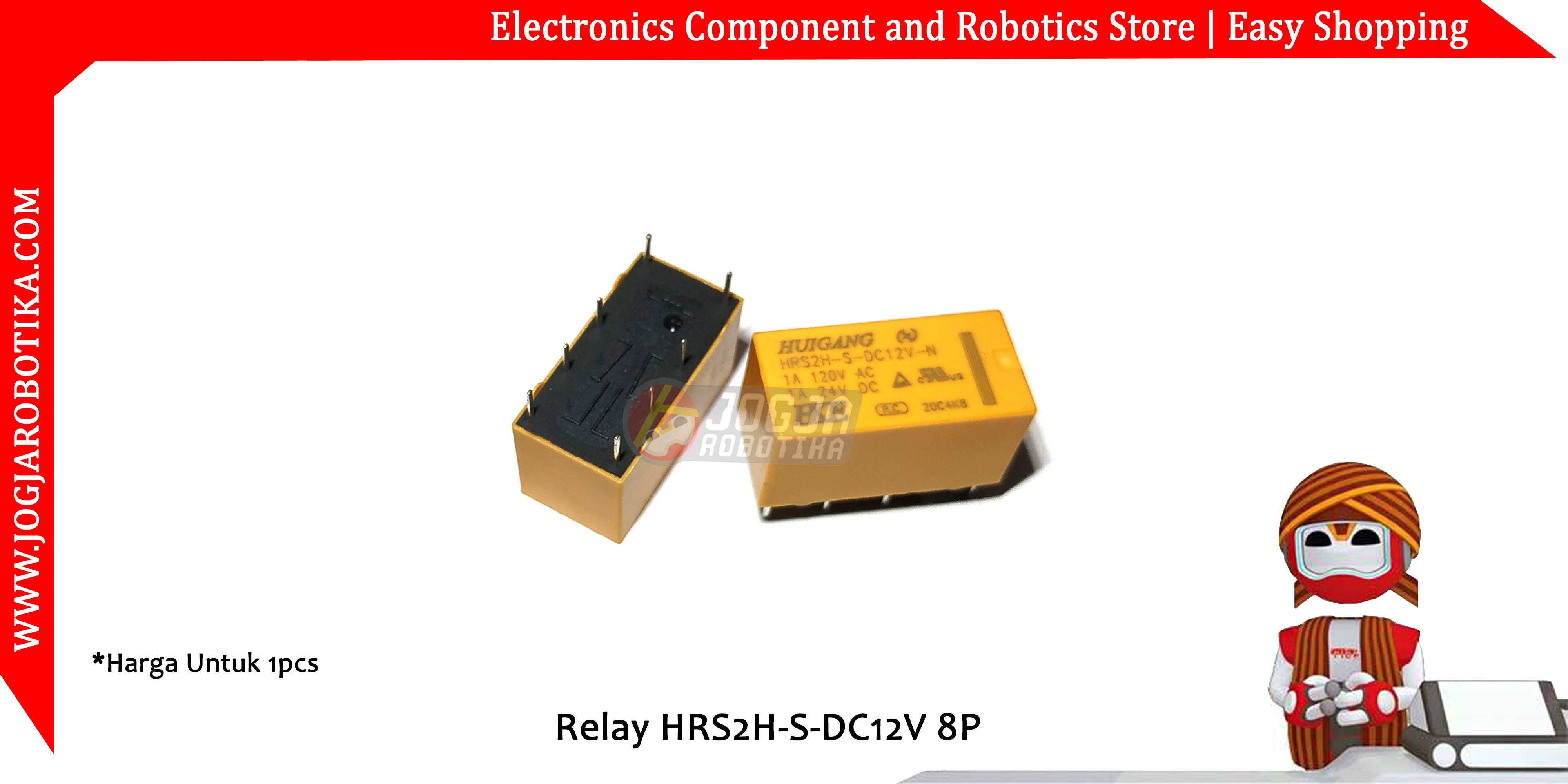 Relay HKE HRS2H-S-DC12V 8P